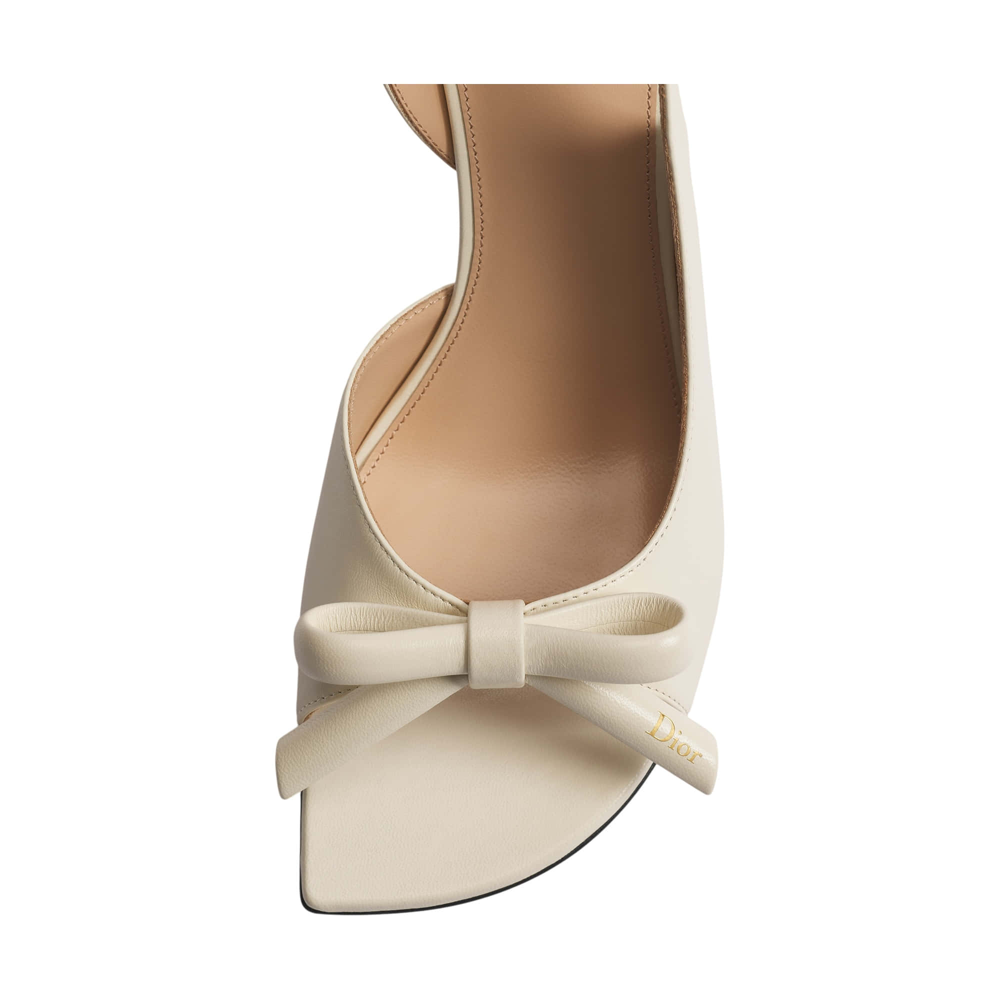Dior Bow Heeled Slingback Sandal