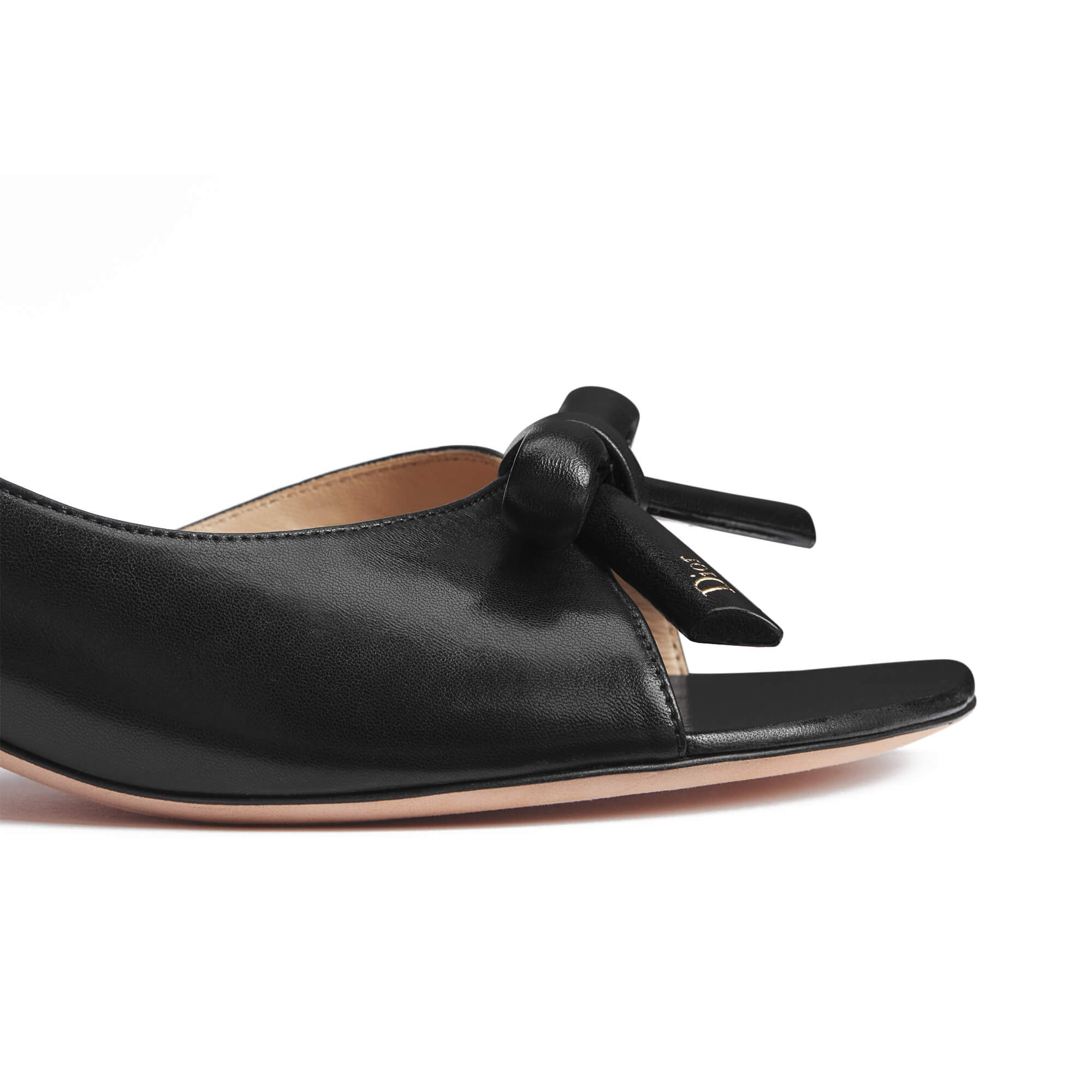 Dior Bow Heeled Slingback Sandal