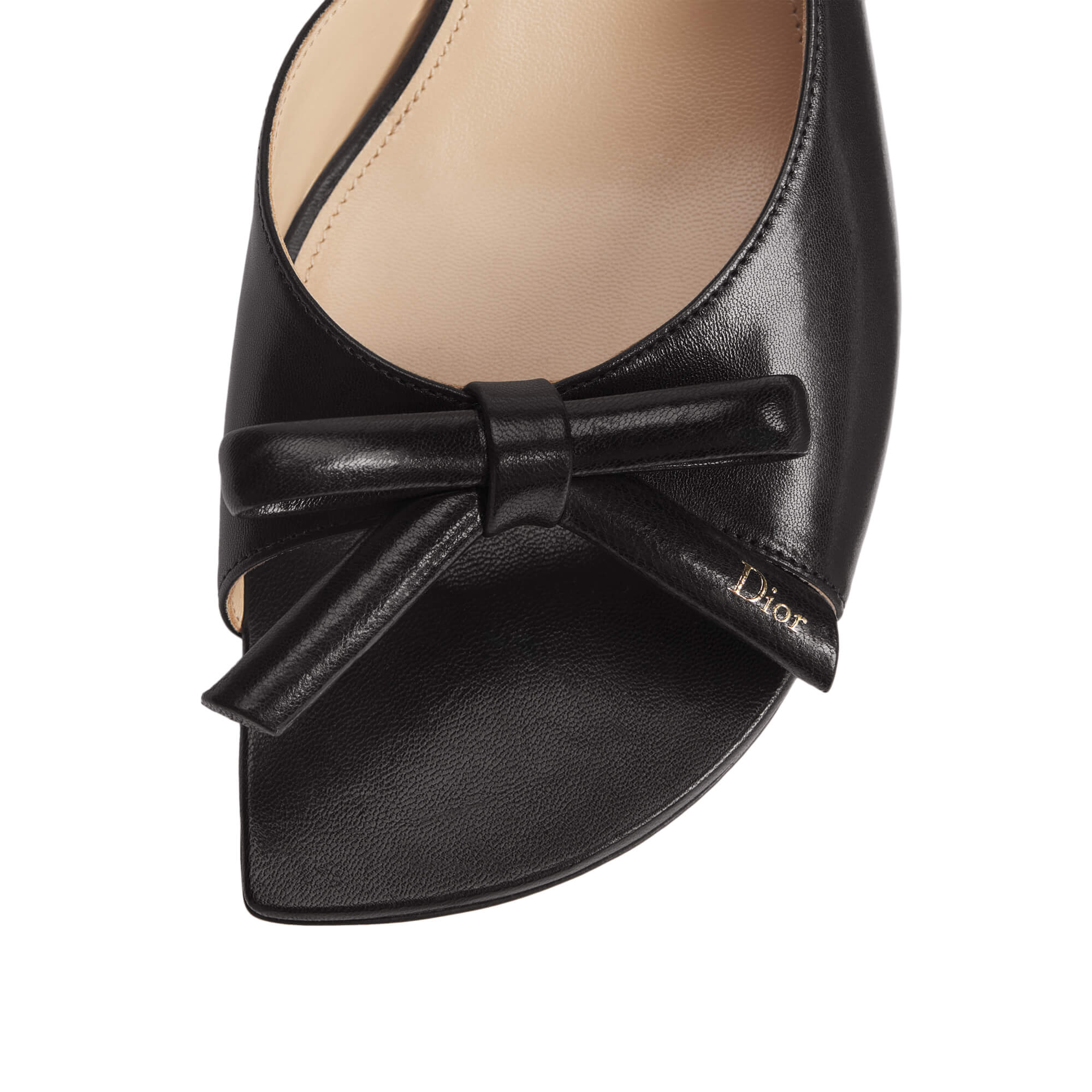 Dior Bow Heeled Slingback Sandal