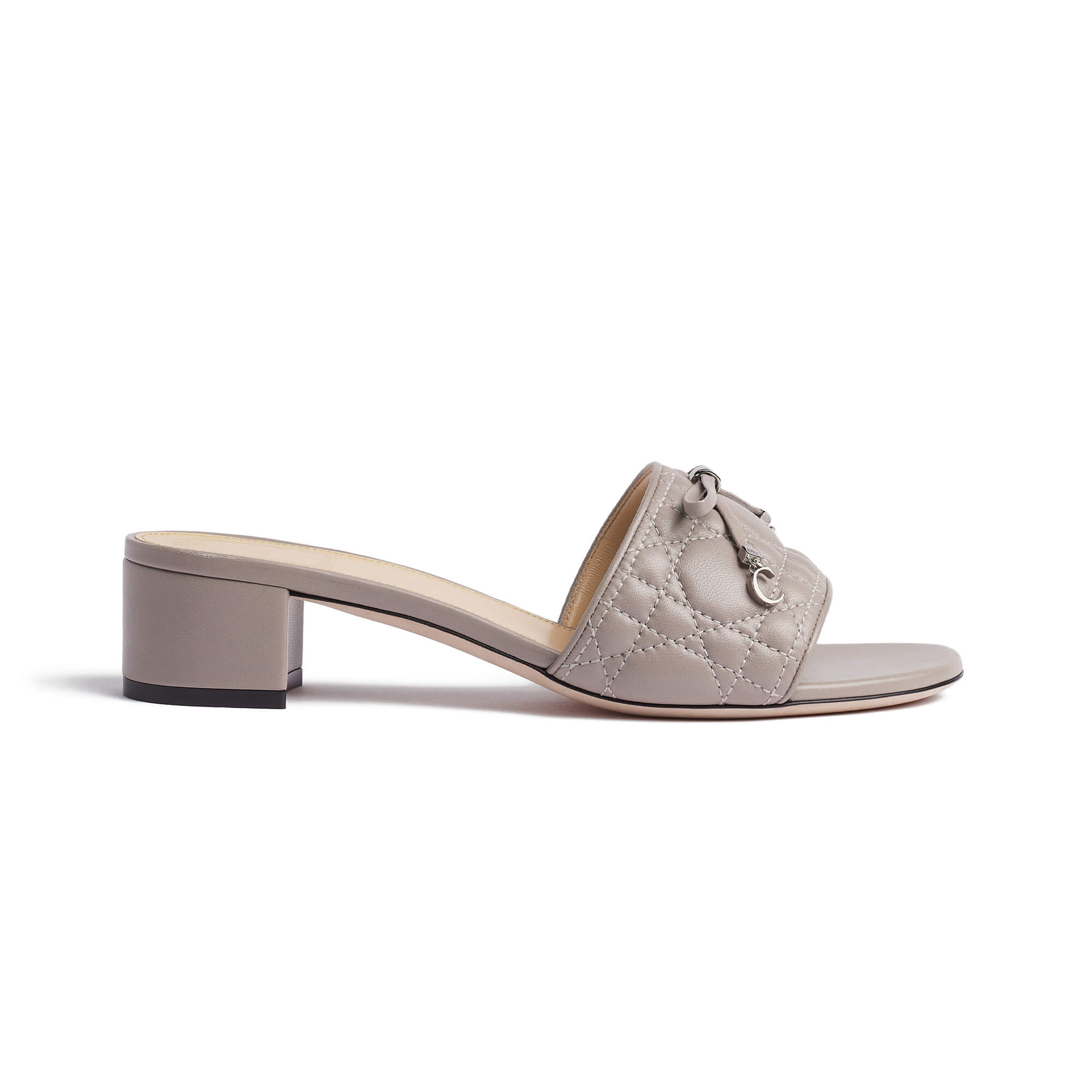 Dior Cannage Heeled Slide