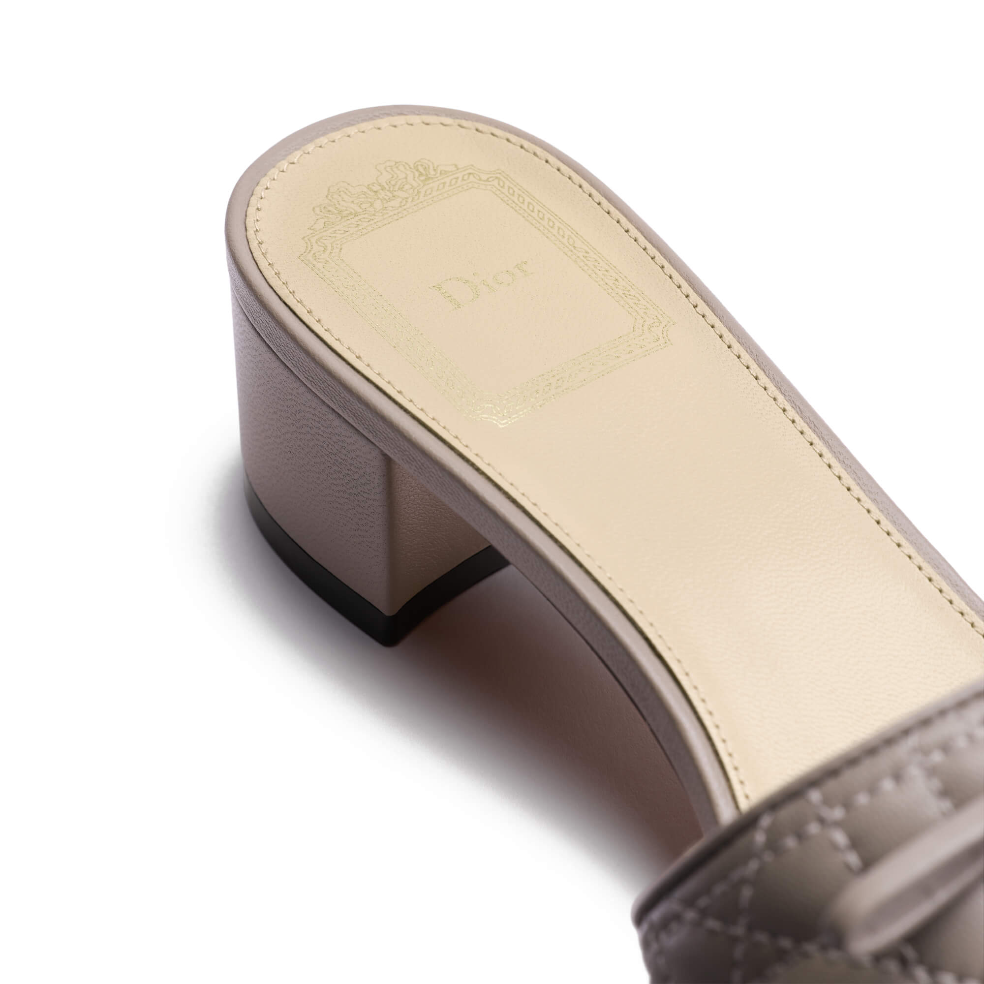 Dior Cannage Heeled Slide