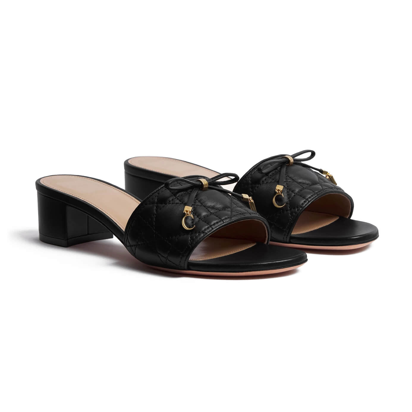 Dior Cannage Heeled Slide