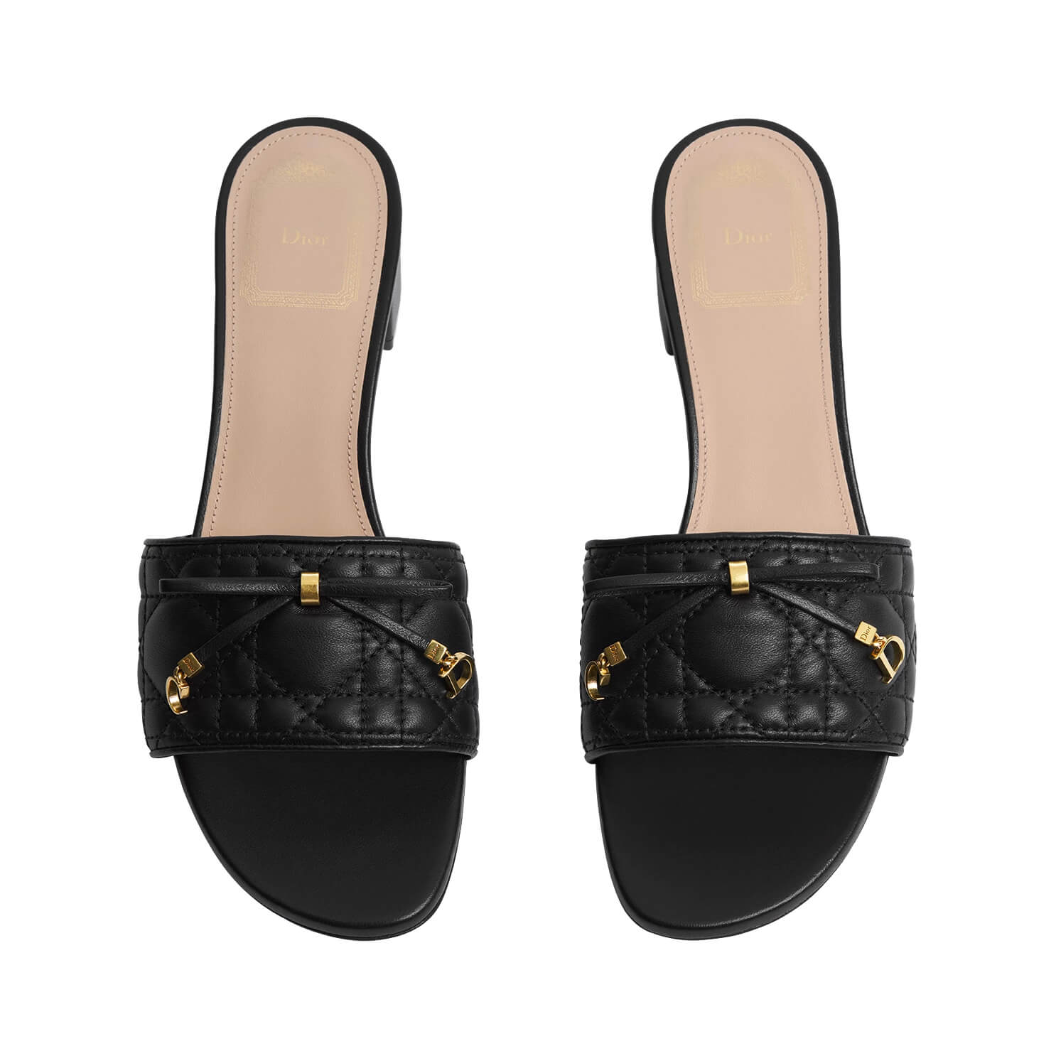 Dior Cannage Heeled Slide