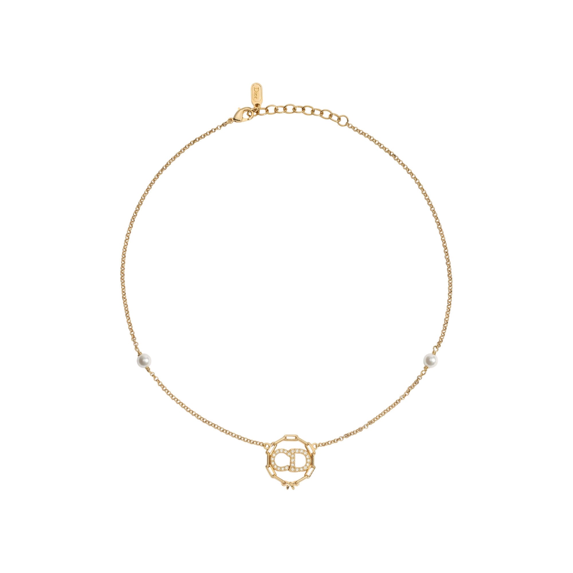 Dior CD Circle Chain Necklace