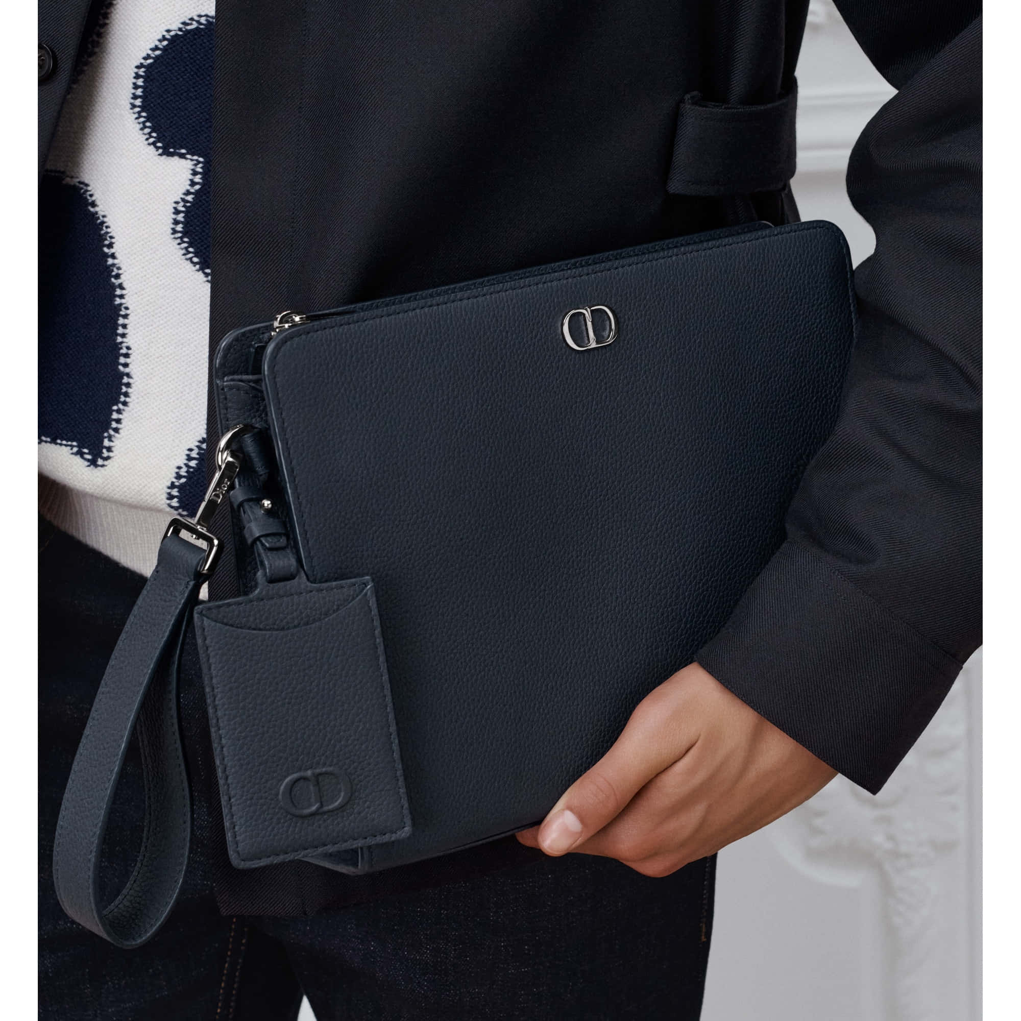 Dior CD Icon A5 Triangle Pouch