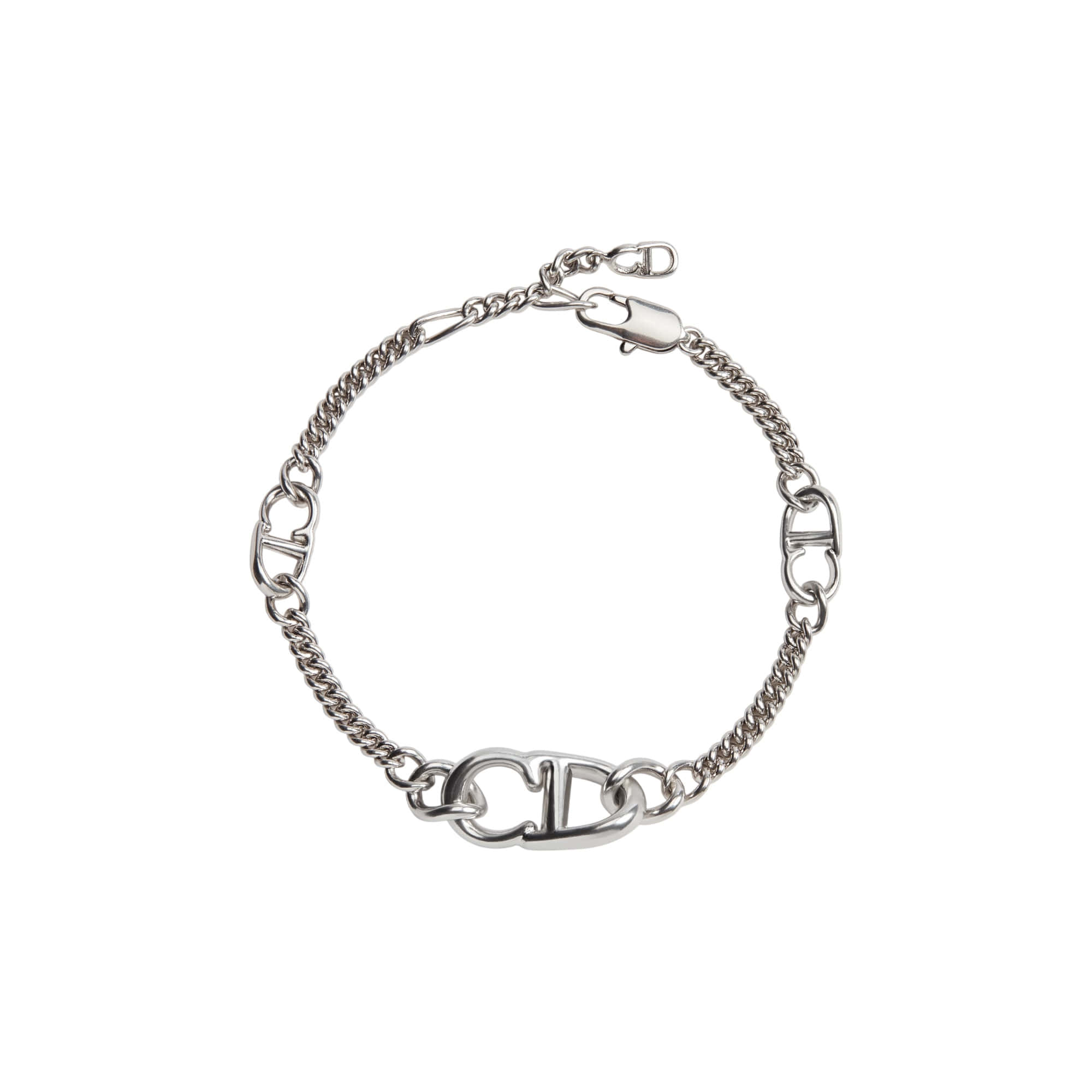 Dior CD Icon Thin Chain Link Bracelet