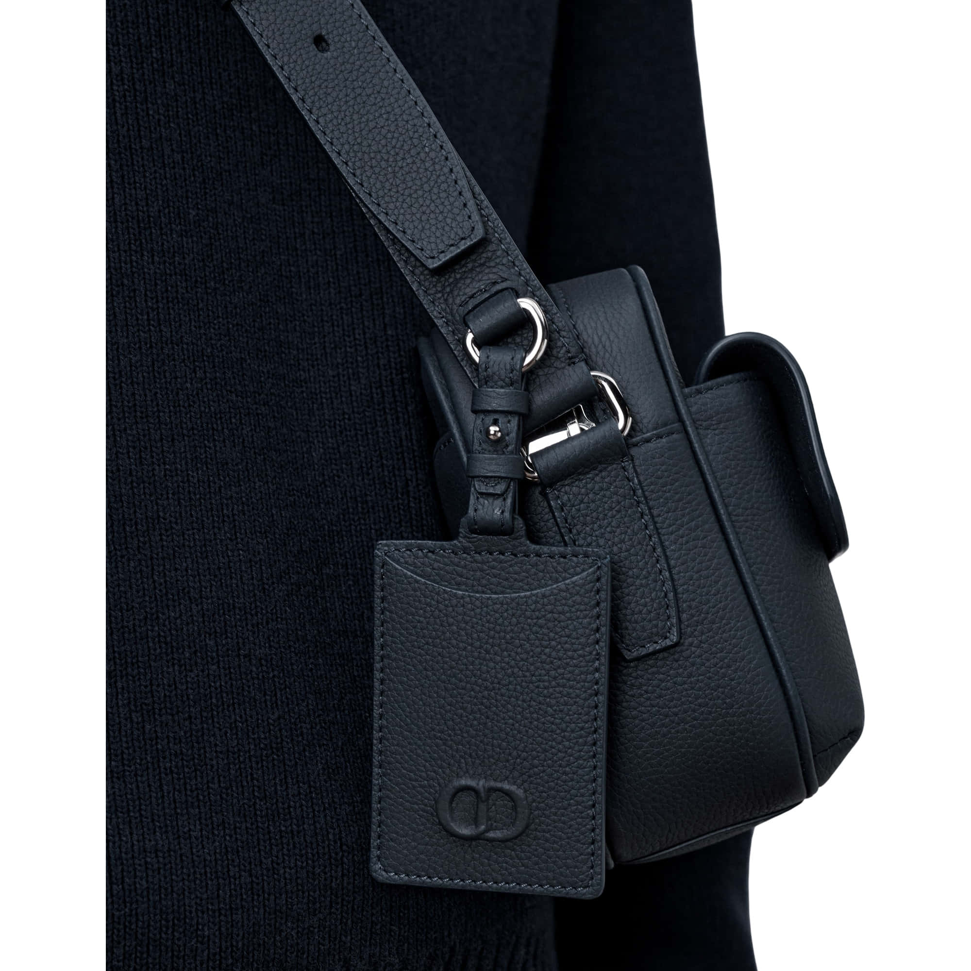 Dior CD Icon Zipped Messenger Bag