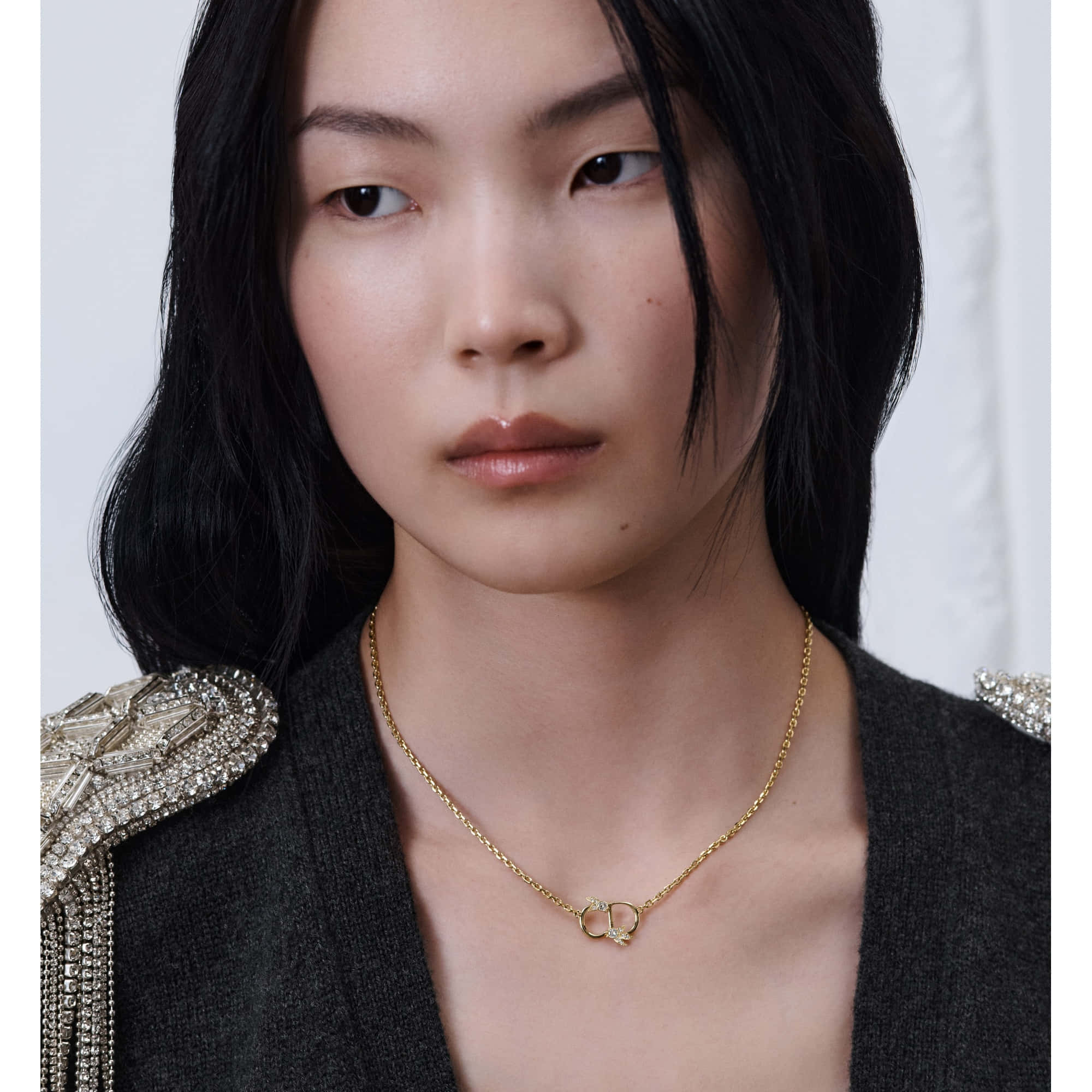 Dior CD Mini Lily Necklace