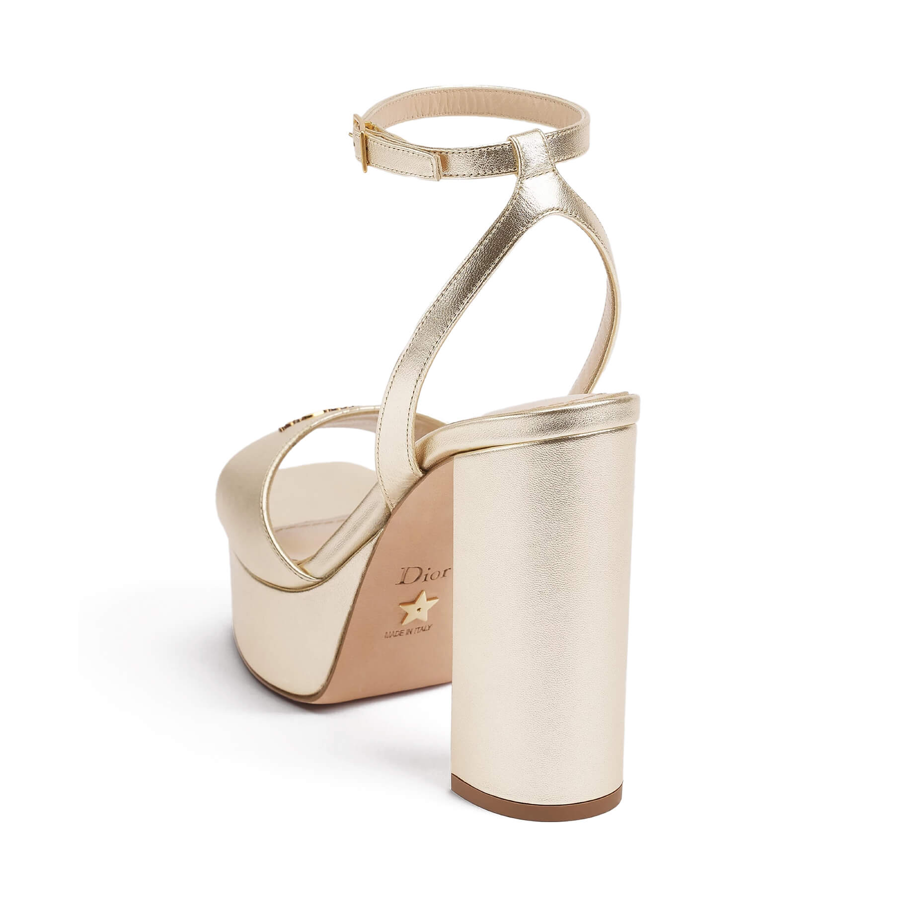 Dior Or D-Lane Platform Sandal