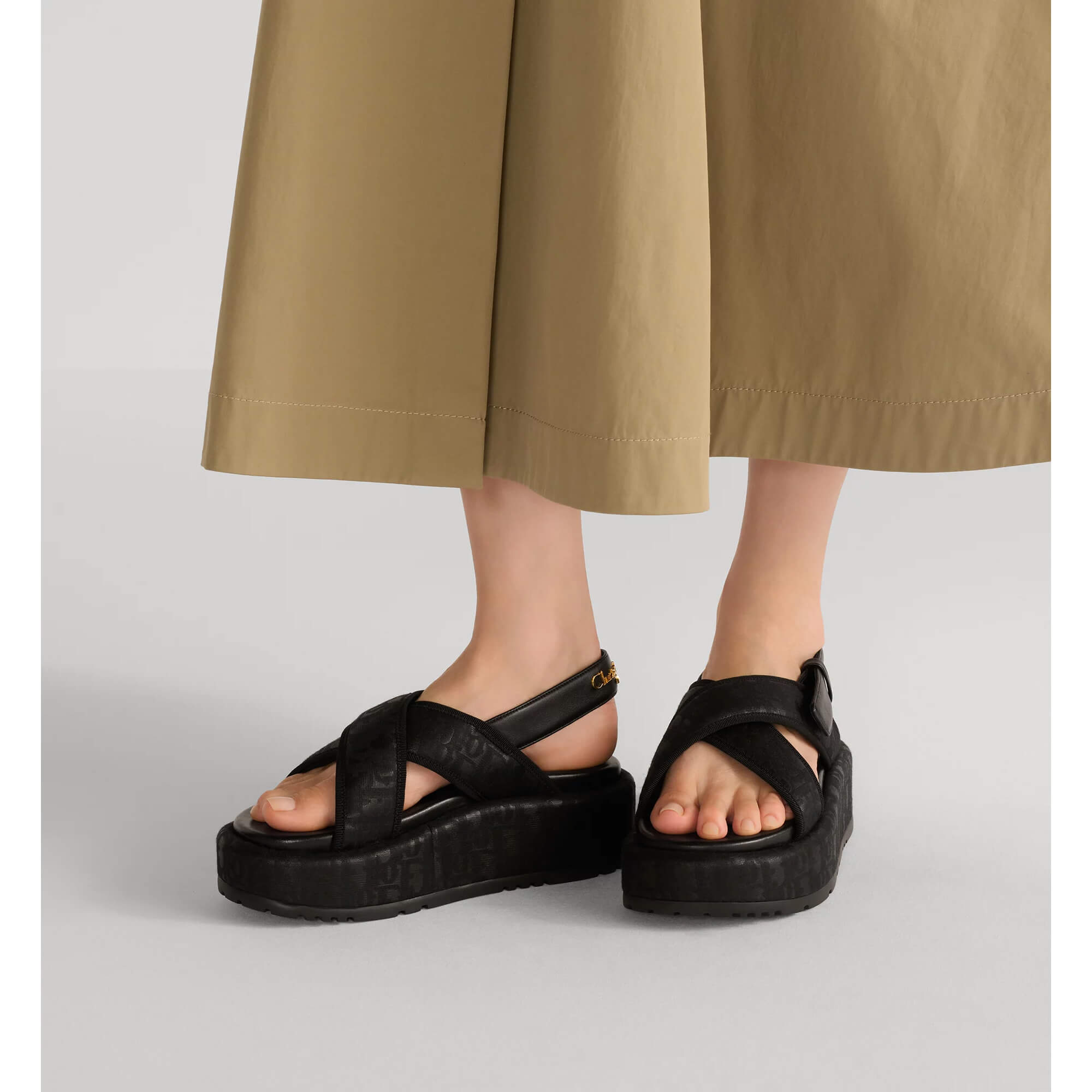 Dior D-Lane Platform Sandal