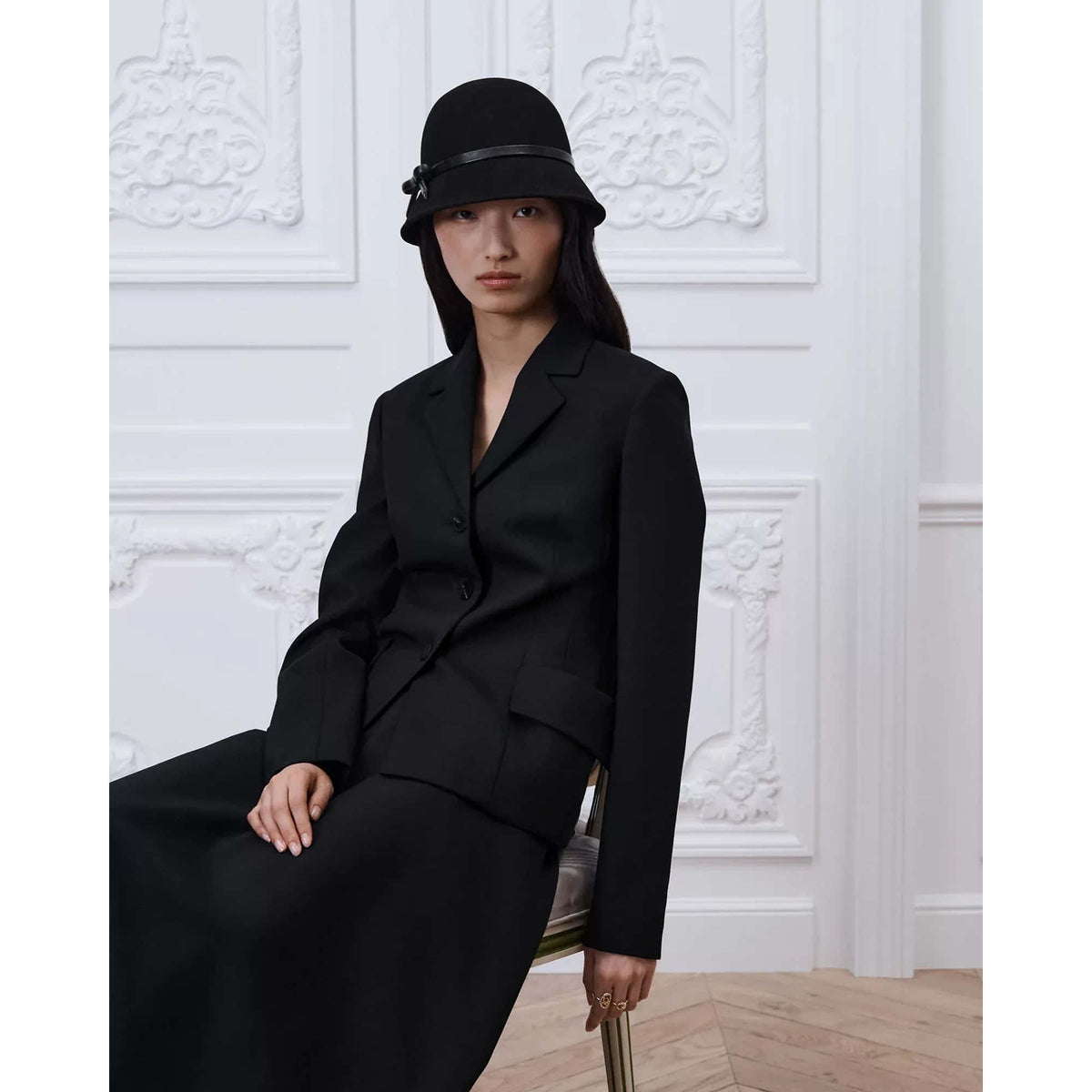 Dior D-tulipe Small Brim Cloche