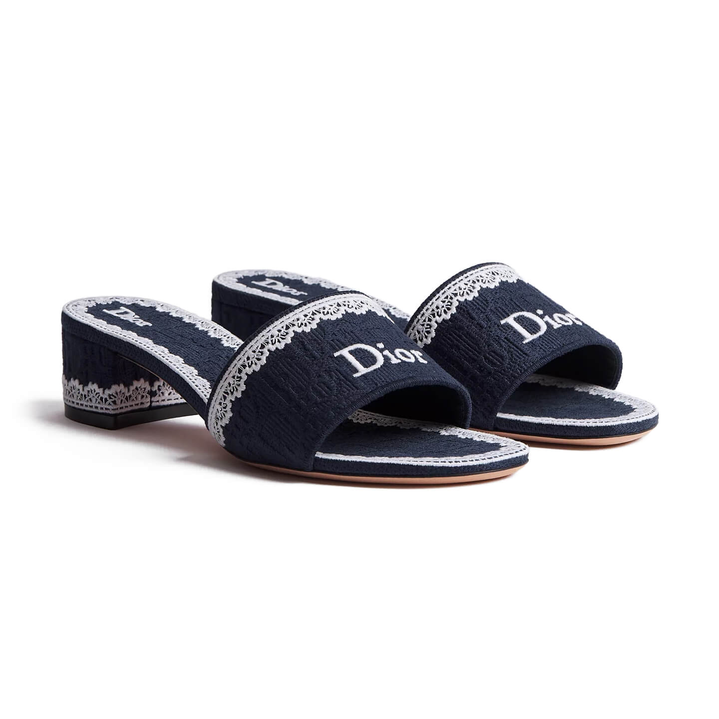 Dior Dentelle Heeled Slide