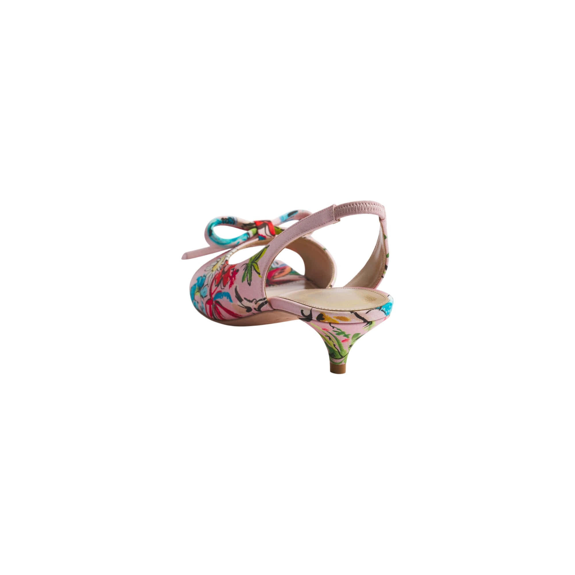 Dior Dioriviera Bow Heeled Slingback Sandal