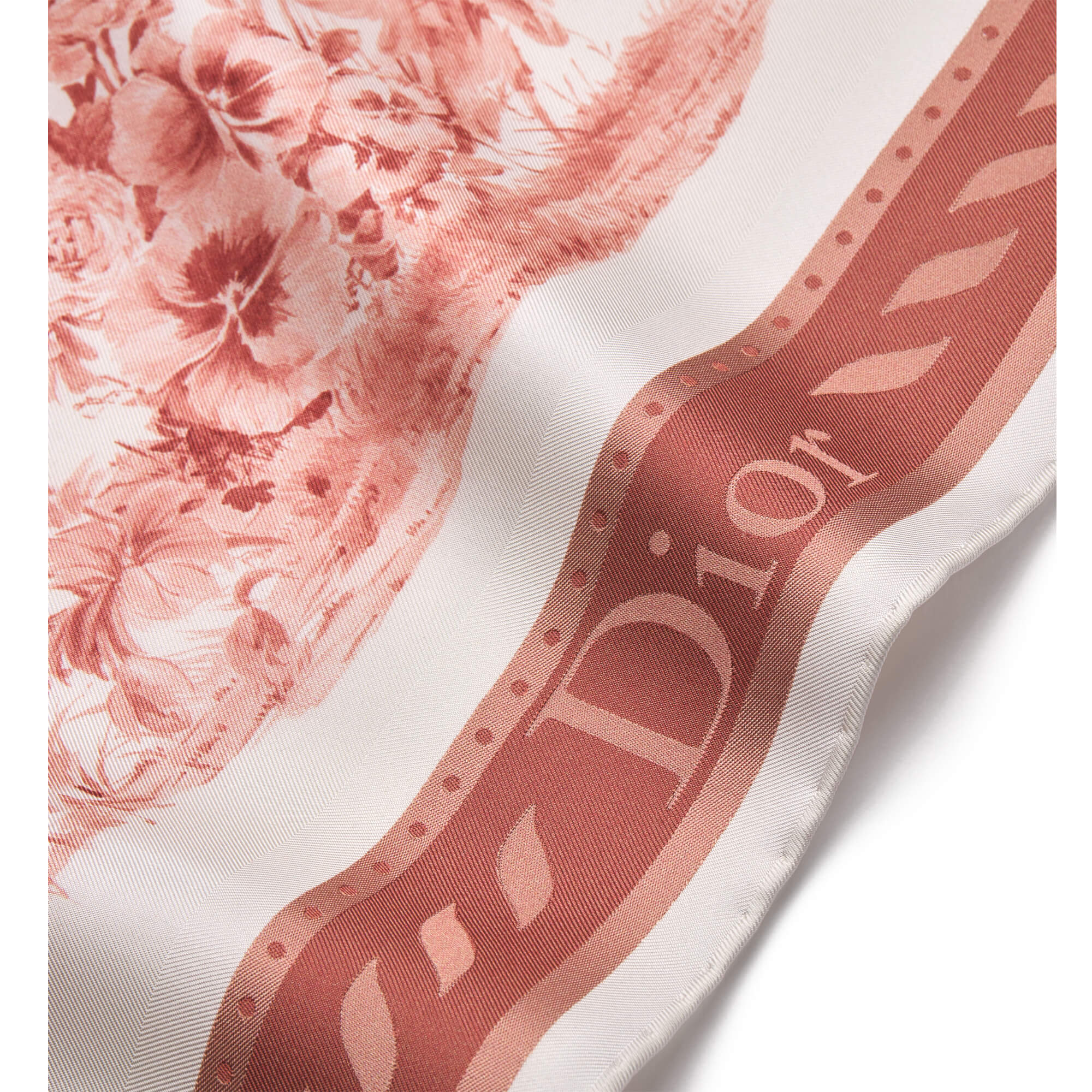 Dior Toile de Jouy Floral Garden 90 Square Scarf