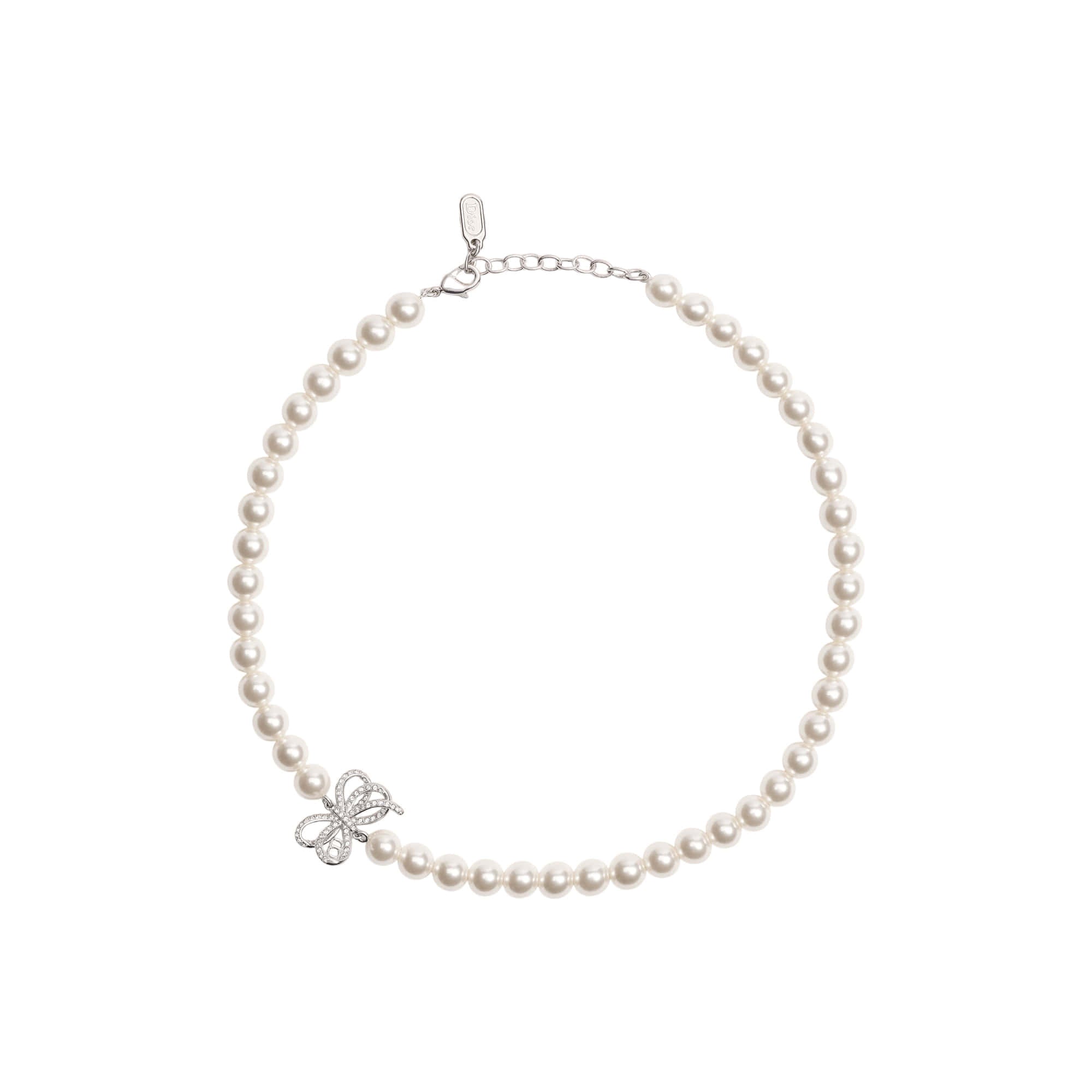 Dior Infinity Bow Necklace