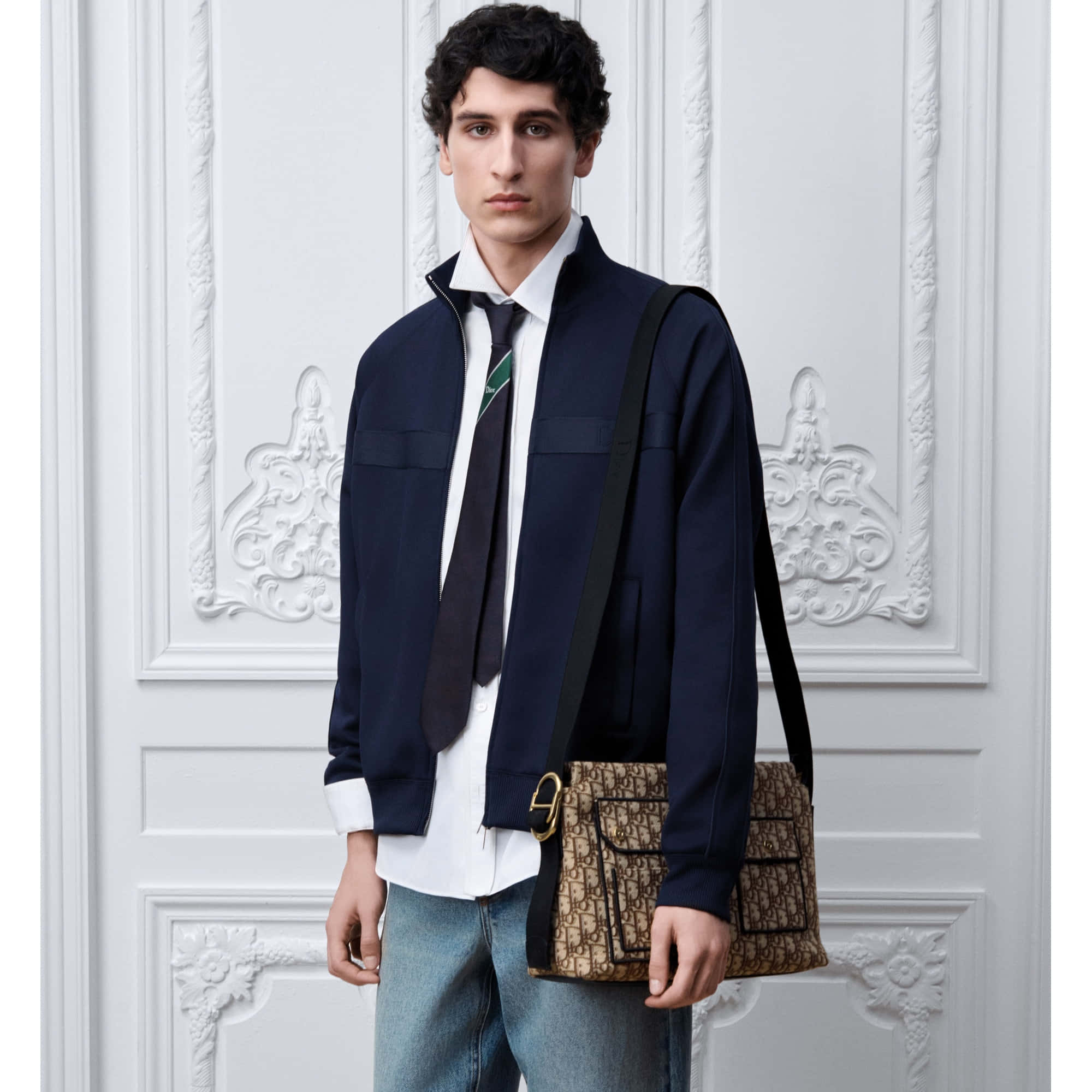 Dior Medium Pocket Dior Jett Zipped Messenger Bag