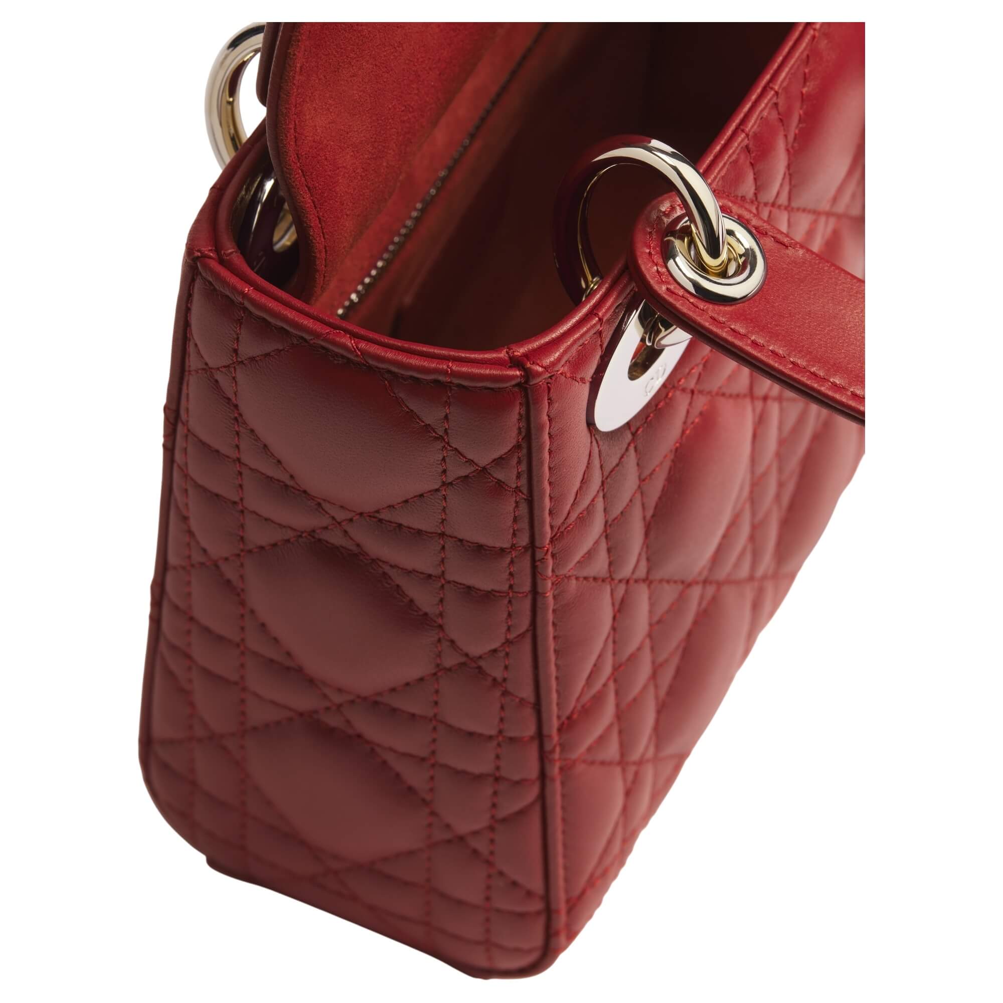 Dior Mini Lady Dior Bag With Chain