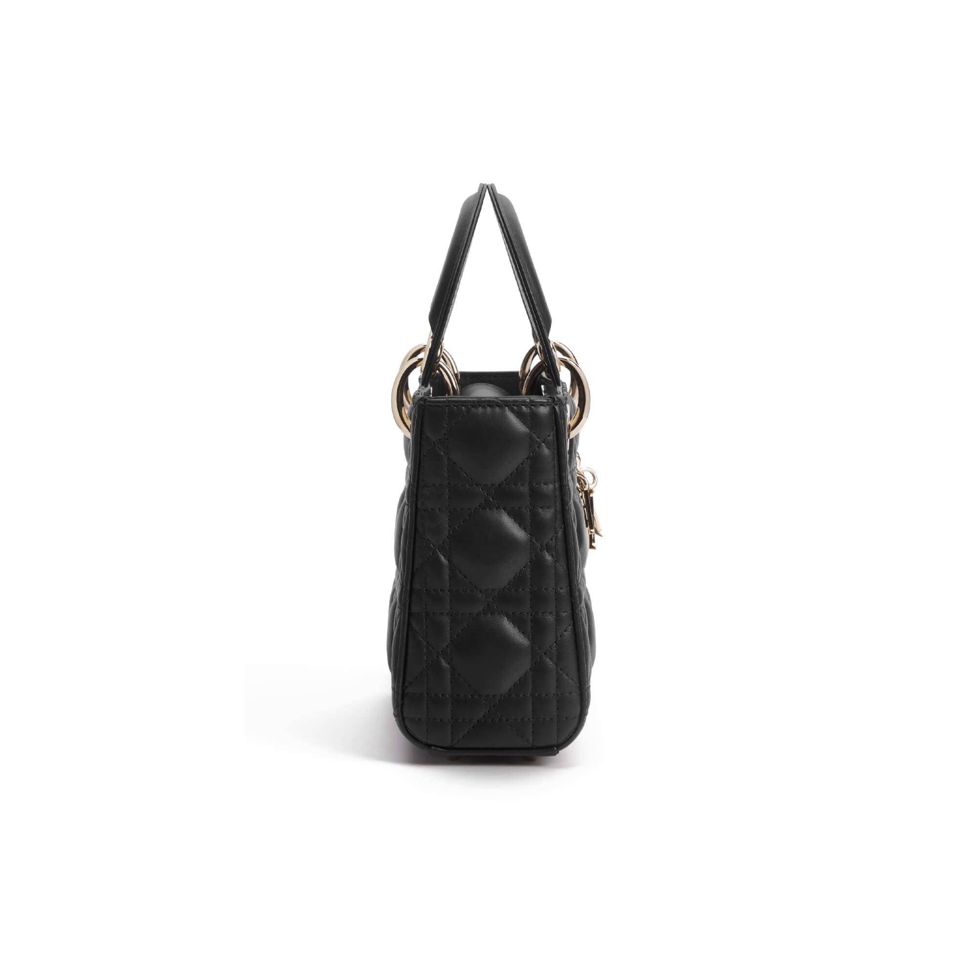 Dior Mini Lady Dior Bag With Chain