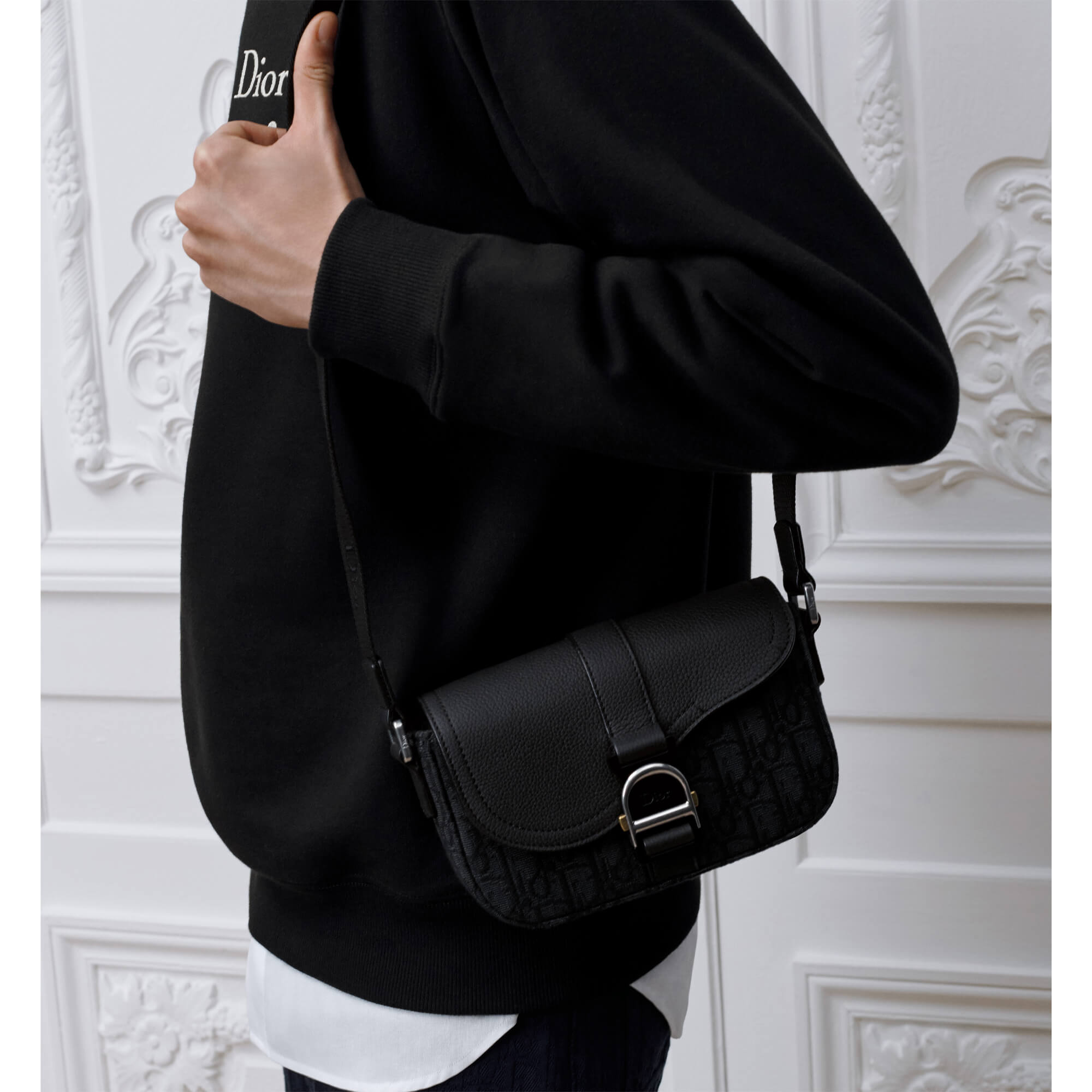 Dior Mini Saddle Heritage Messenger Bag with Flap