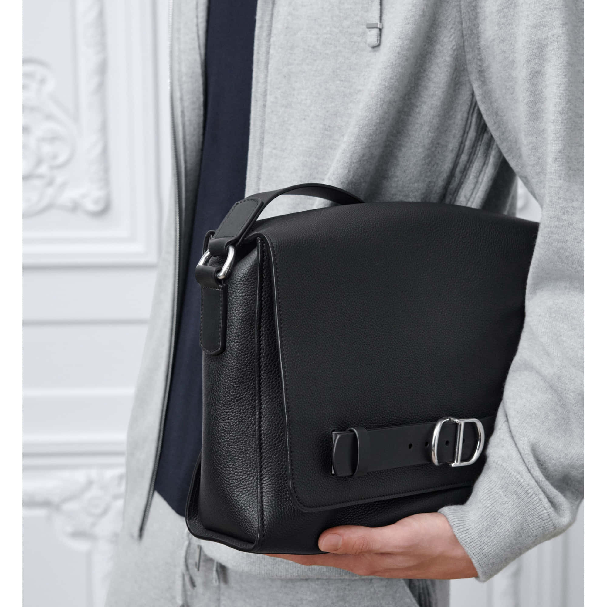 Dior Normandie Messenger Bag With Flap