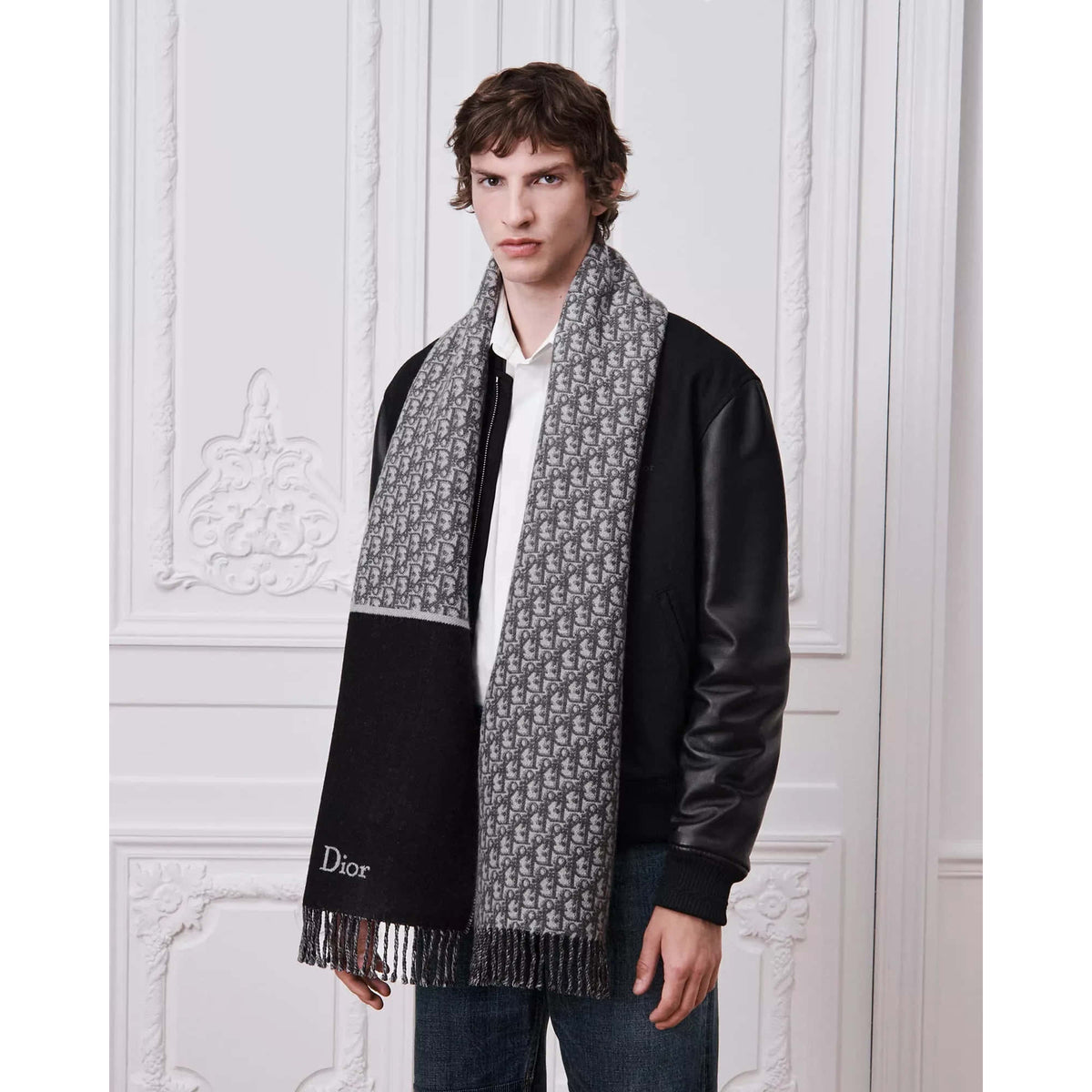 Dior Oblique Double-faced Scarf