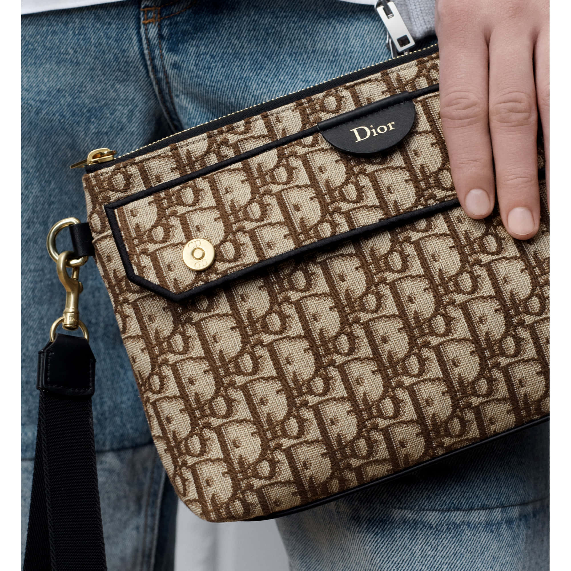 Dior Pocket Dior Jett A5 Triangle Pouch