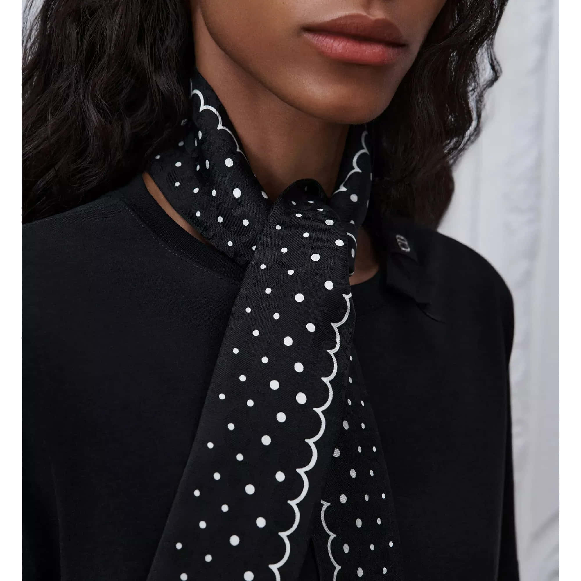 Dior Polkadior Oblique Mitzah Scarf