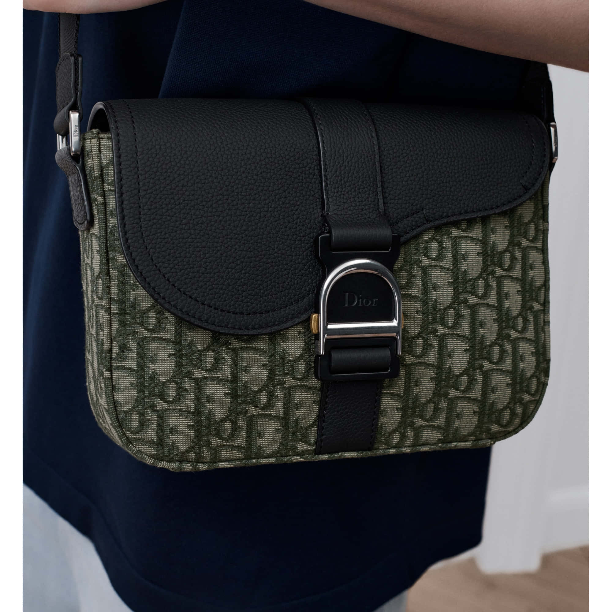 Dior Saddle Heritage Messenger Bag with Flap