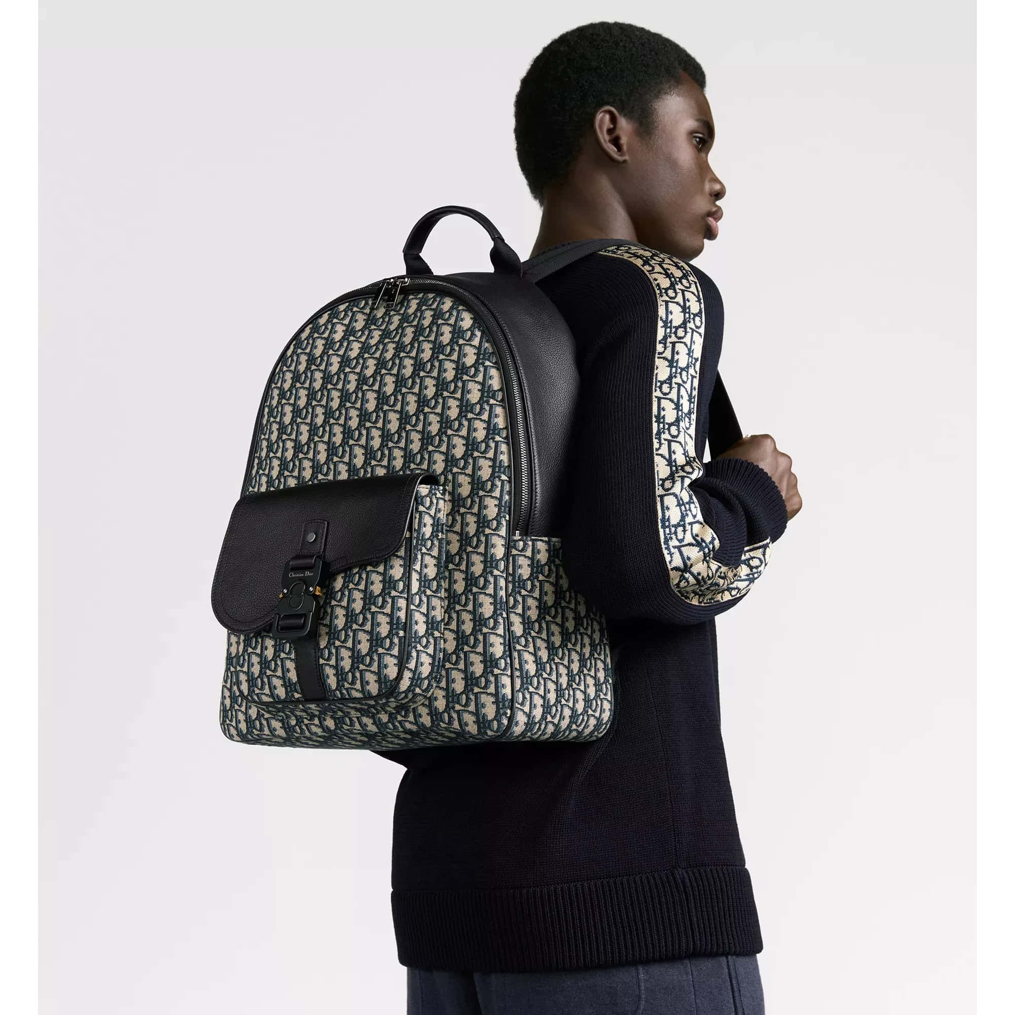 Dior Saddle Zip Backpack