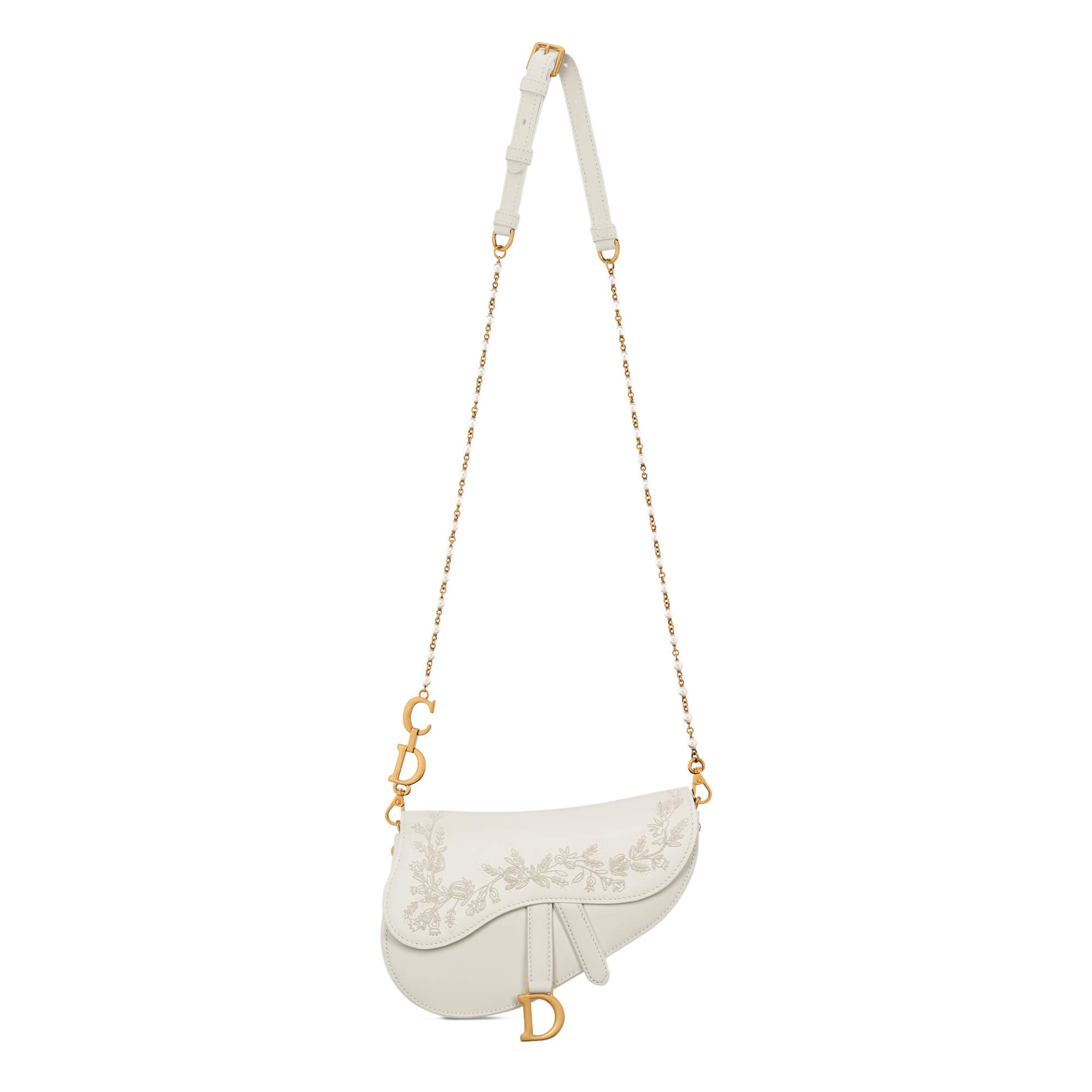 Dior Small Saddle Bag with Chain