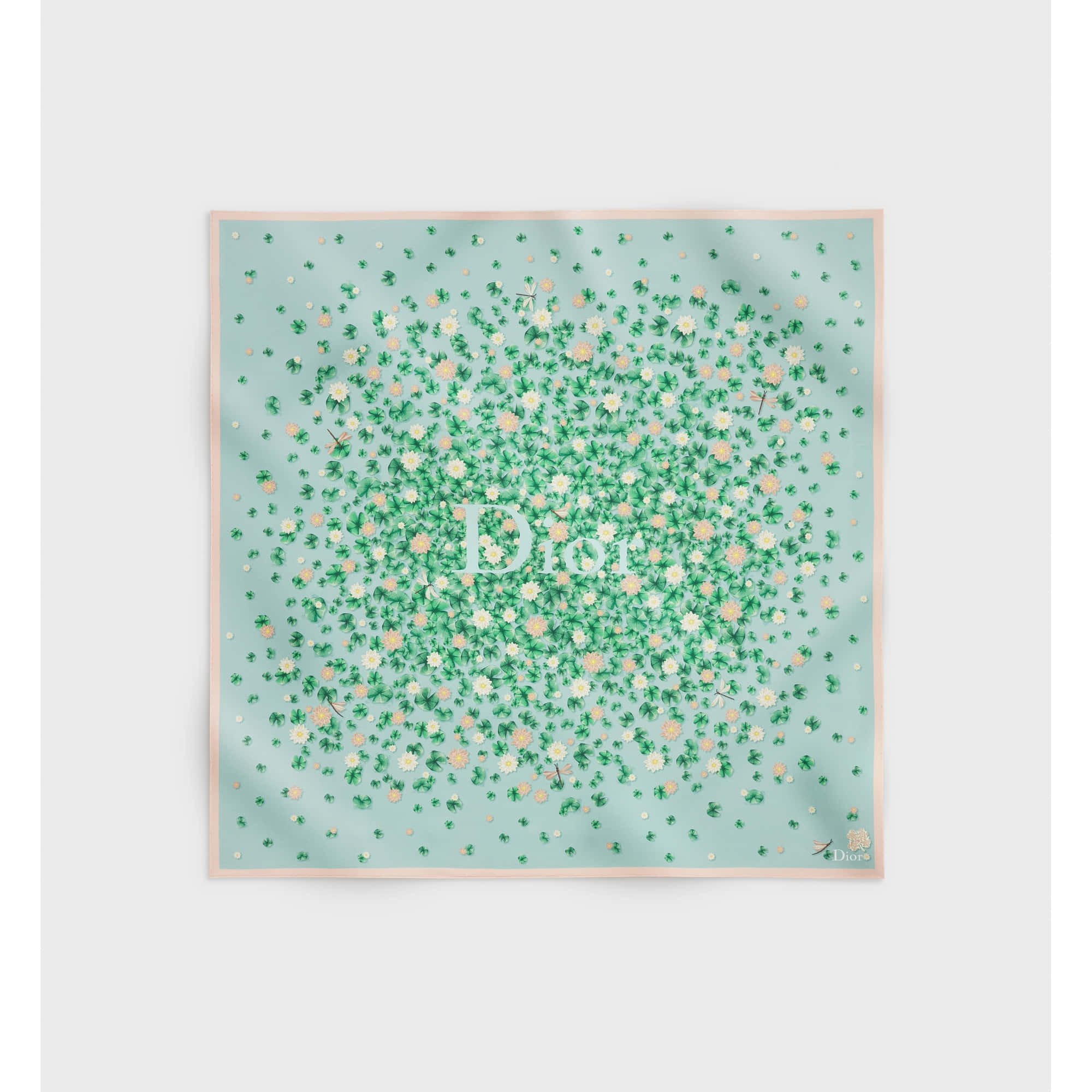 Dior Square Dior Water Lily 90 Scarf