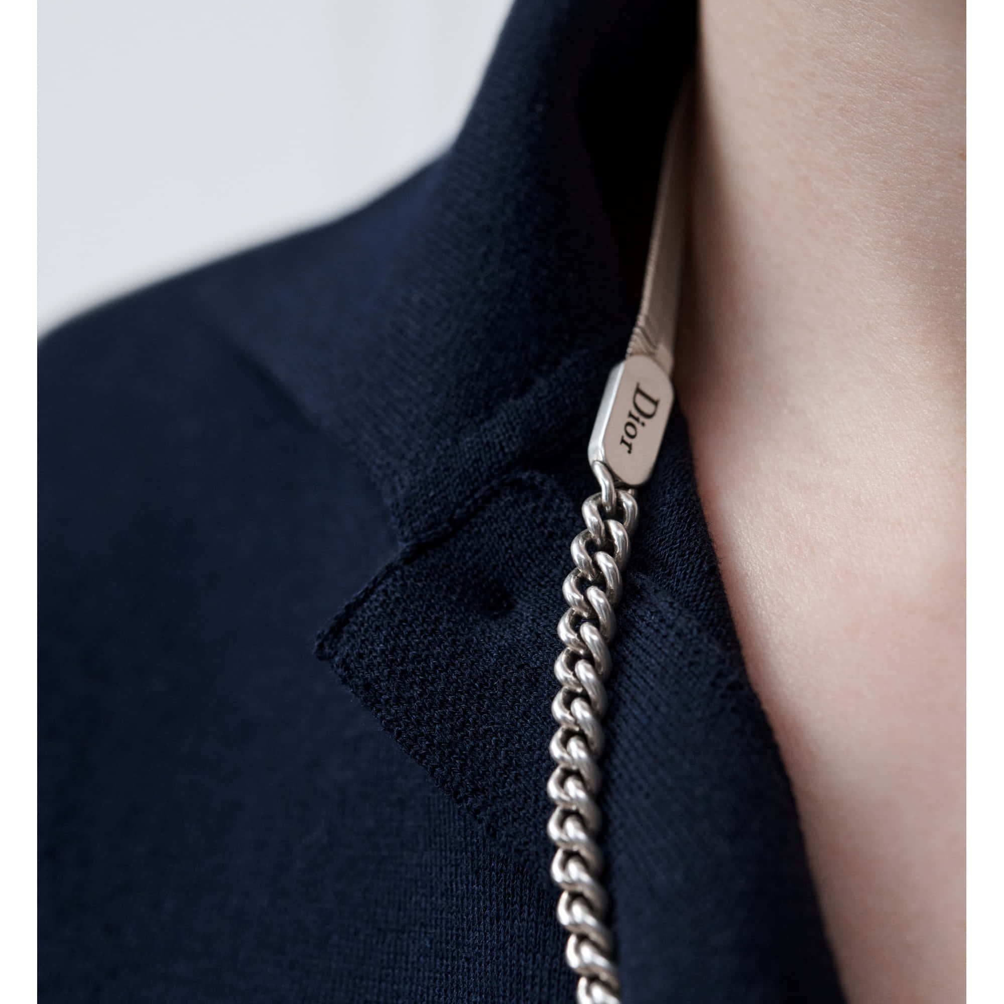 Dior Stack Chain Link Necklace