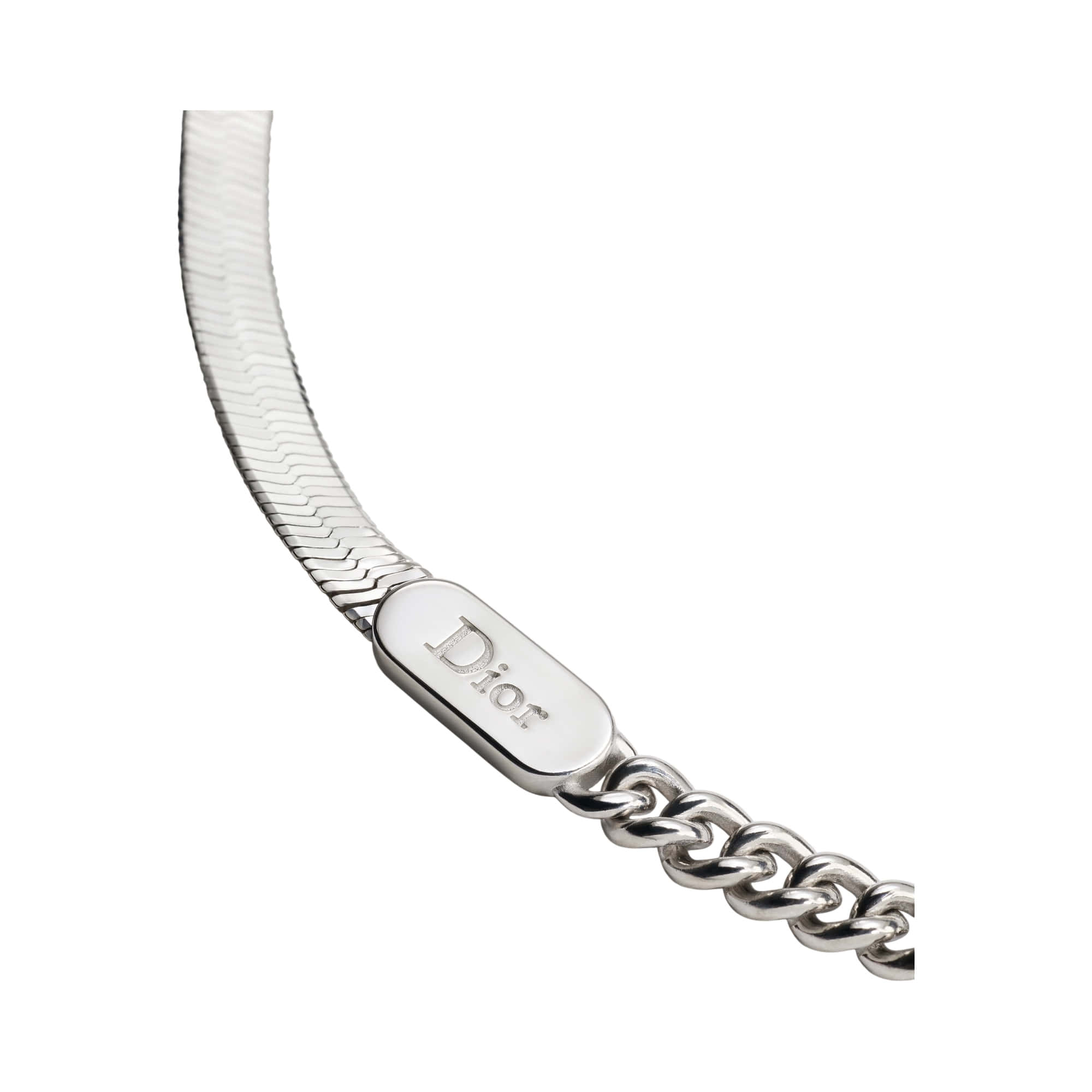 Dior Stack Chain Link Necklace