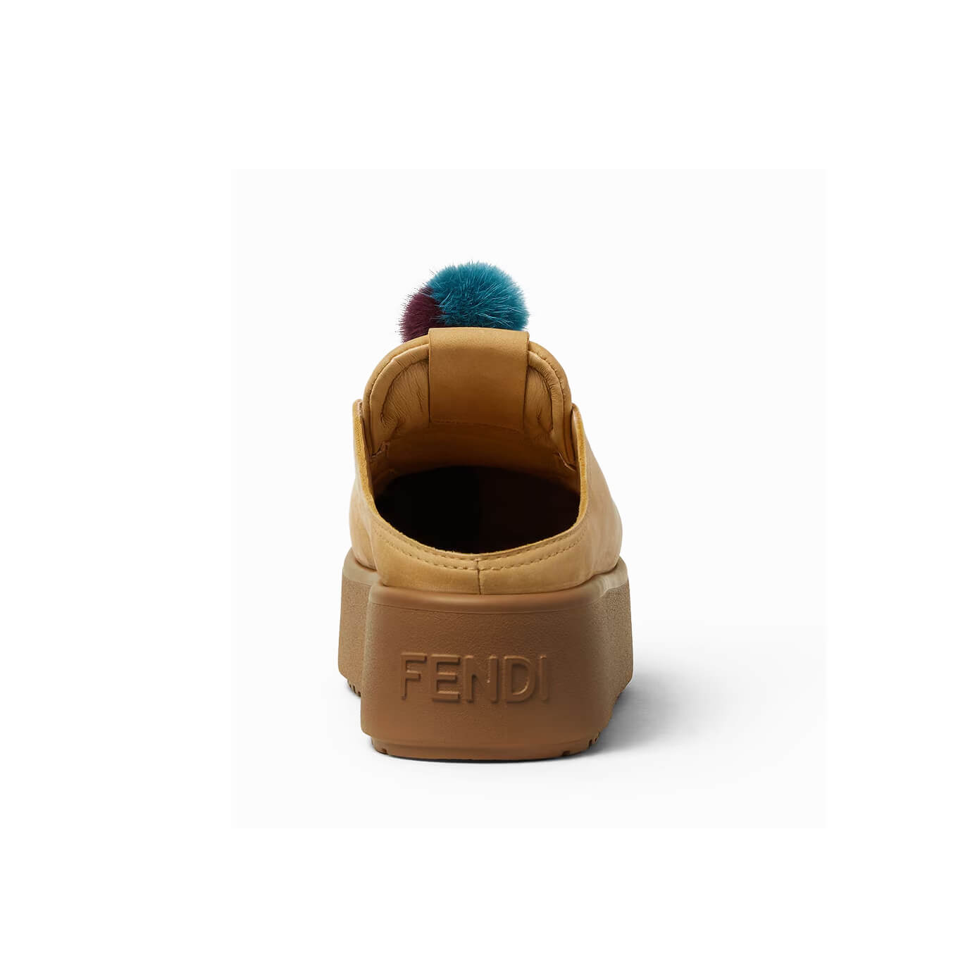 Fendi Apres Chic Leather Sabots