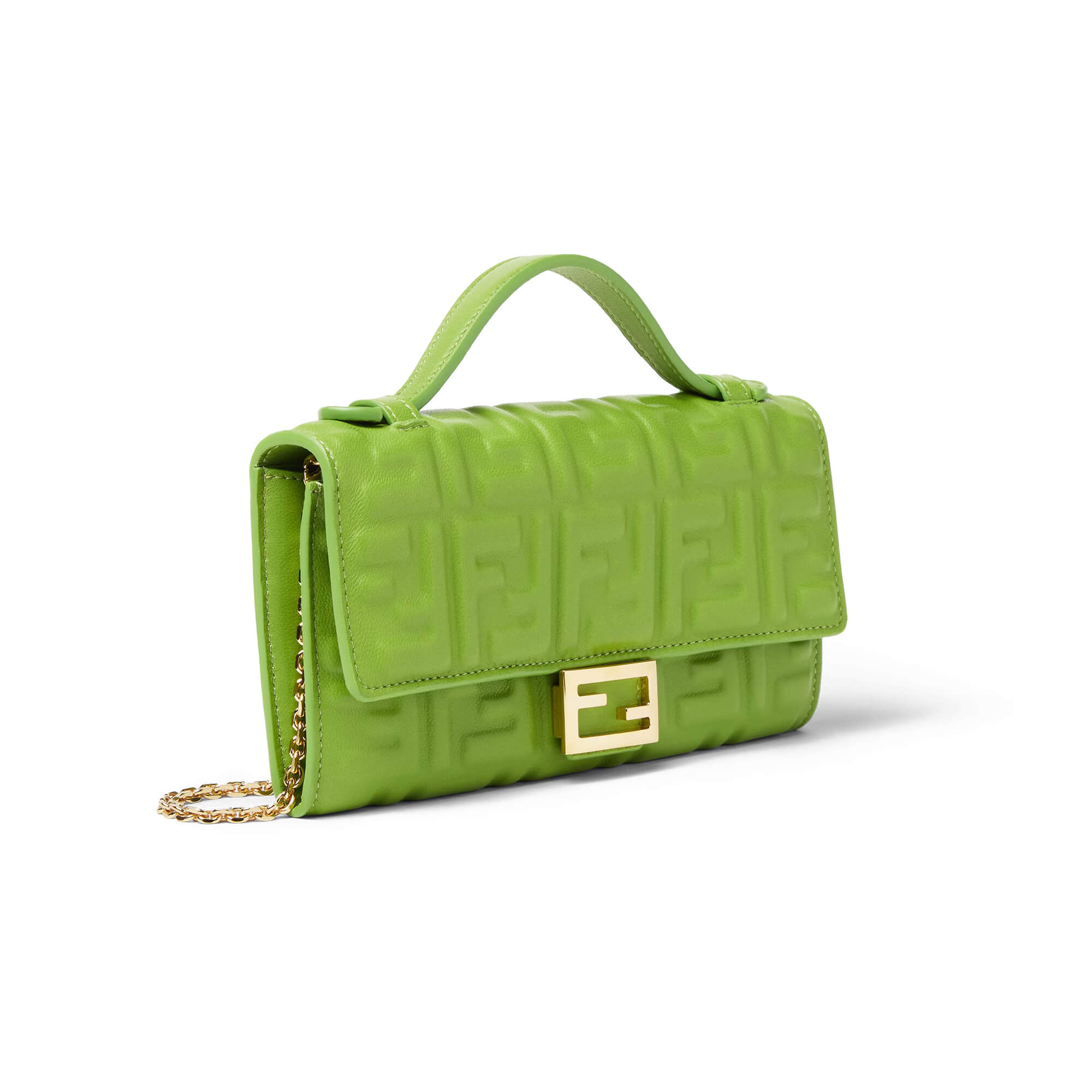 Fendi Baguette Continental With Chain