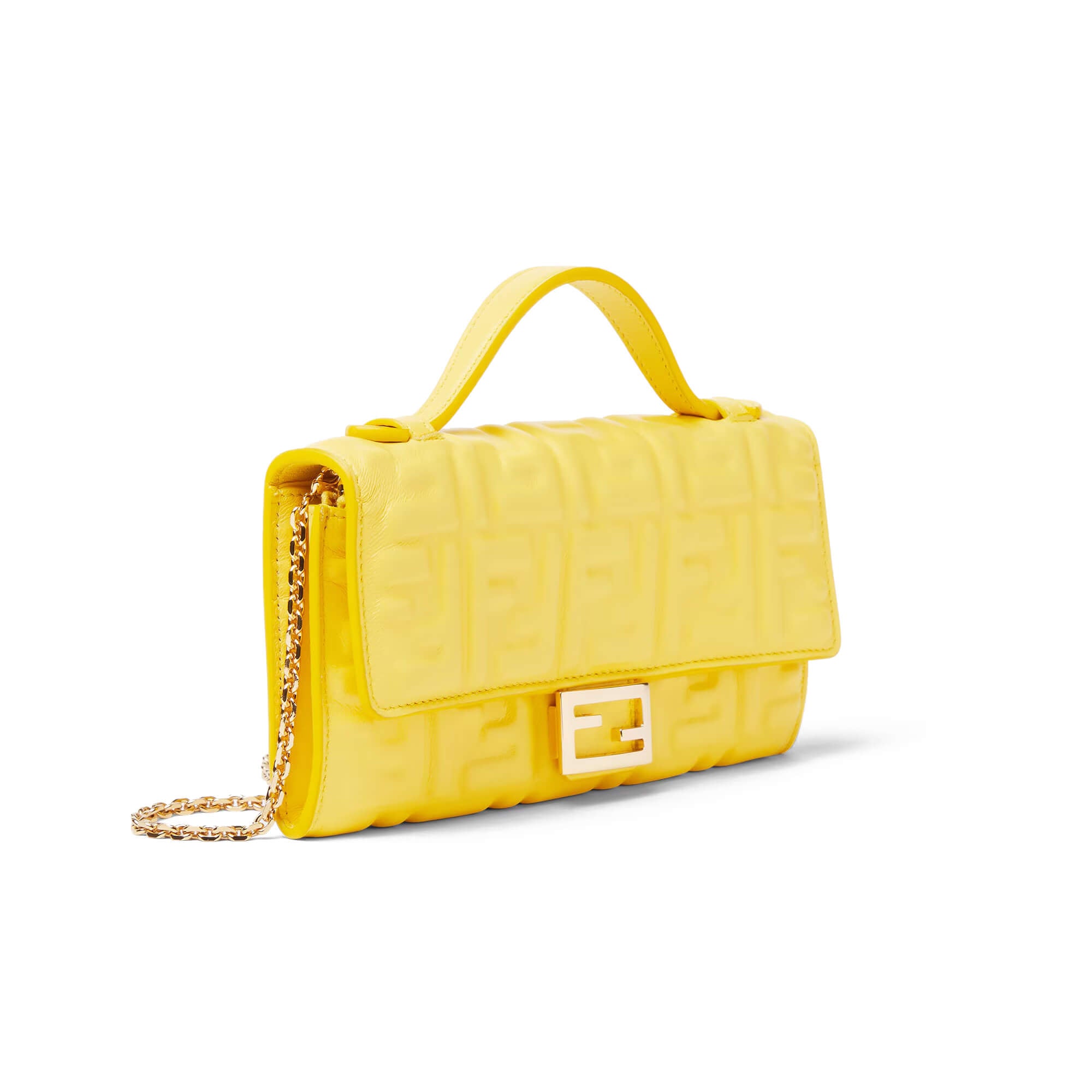 Fendi Baguette Continental With Chain