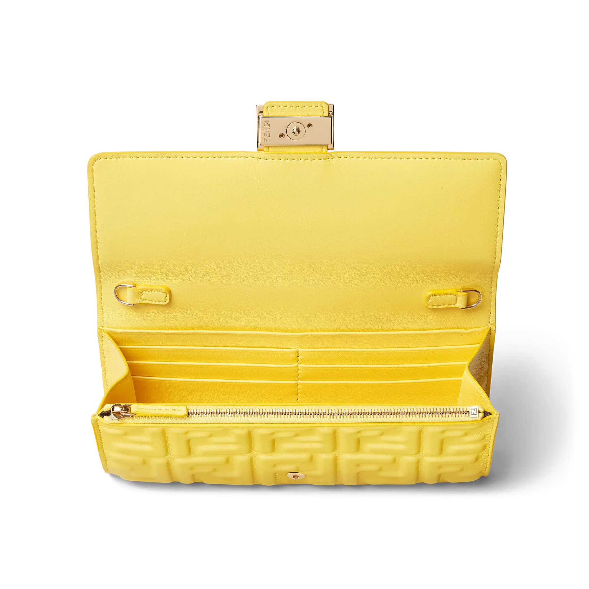 Fendi Baguette Continental With Chain