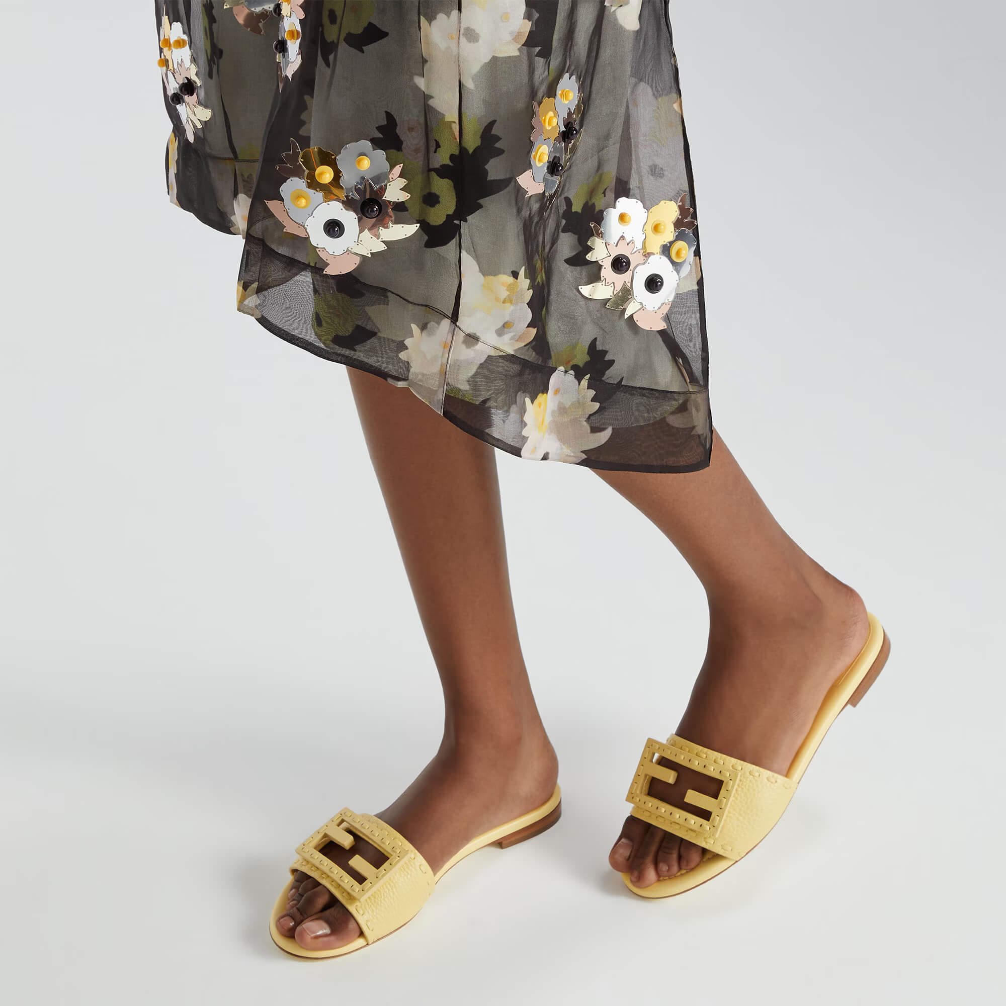 Fendi Baguette Slides