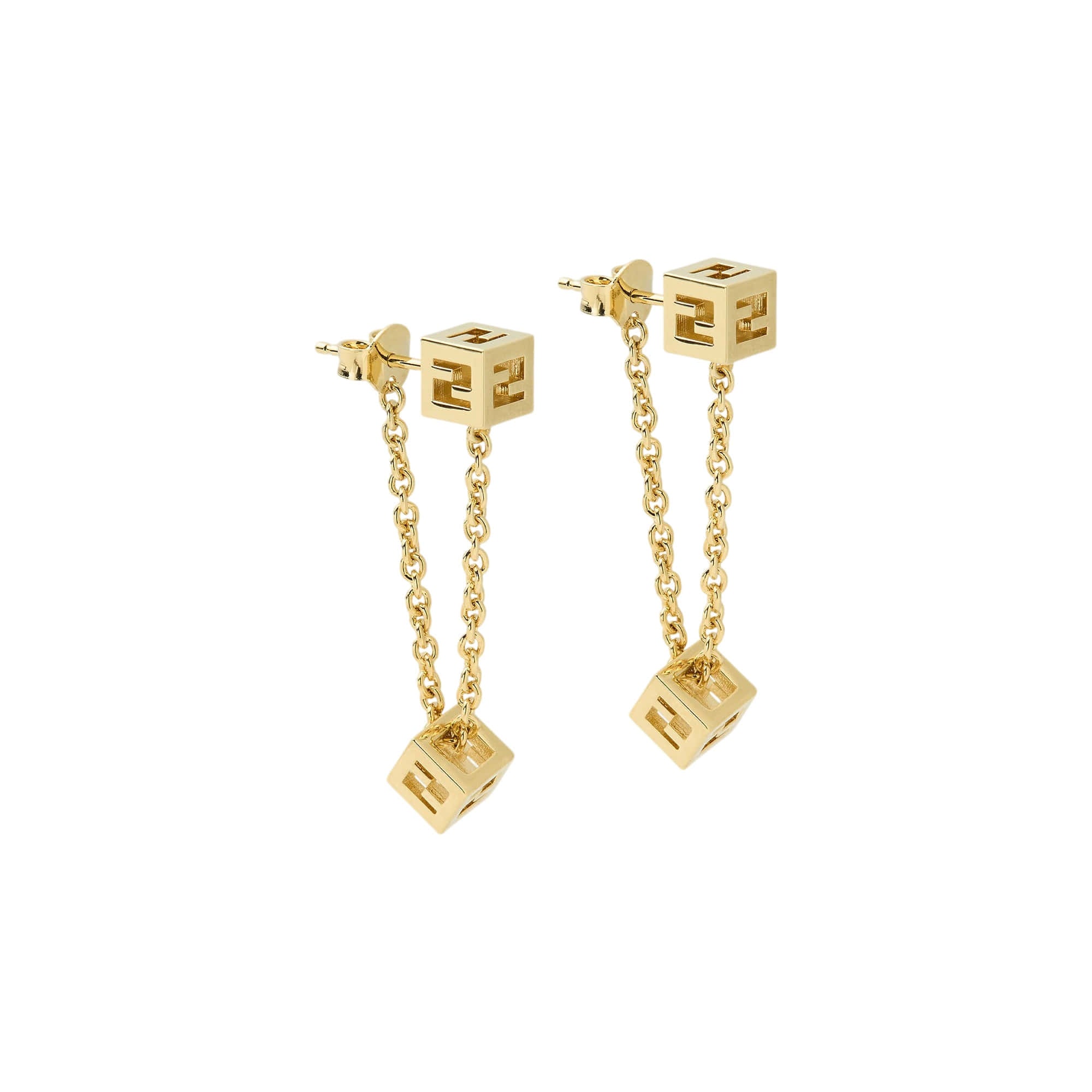 Fendi Faces Pendant Earrings