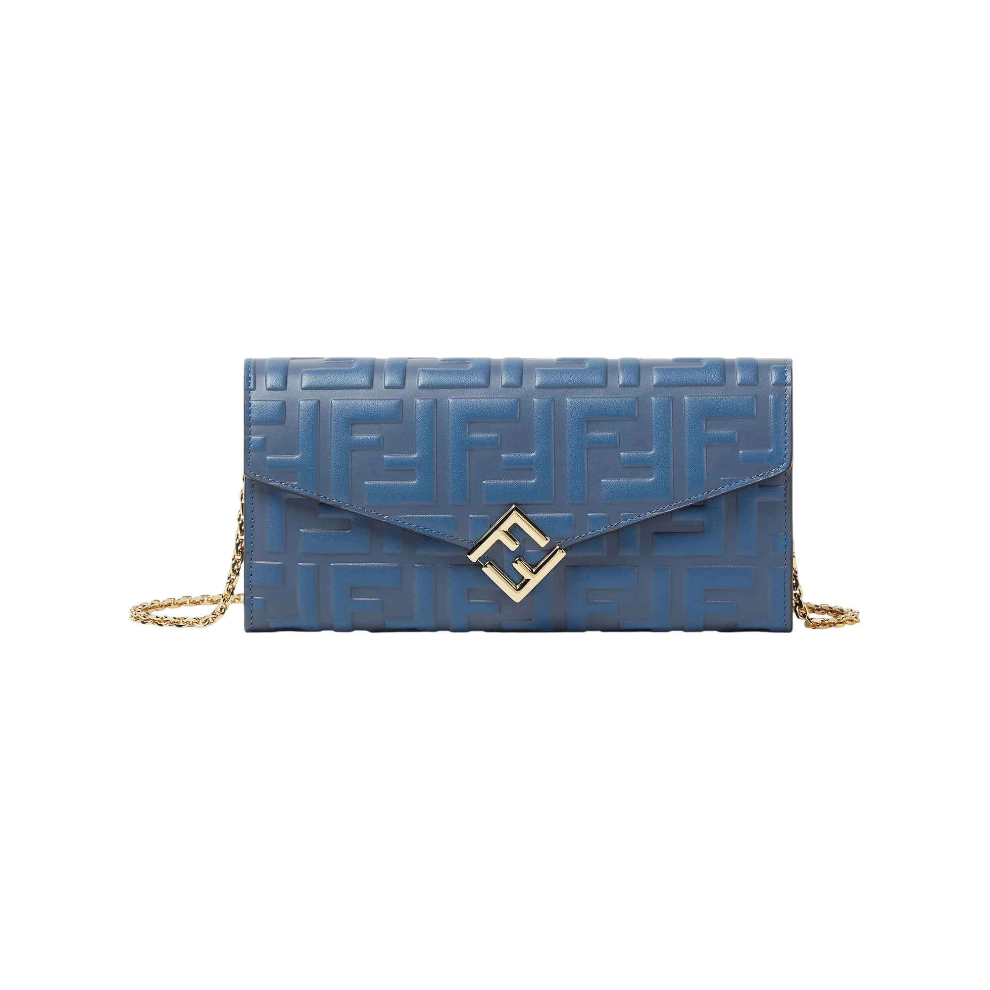 Fendi FF Diamonds Continental With Chain