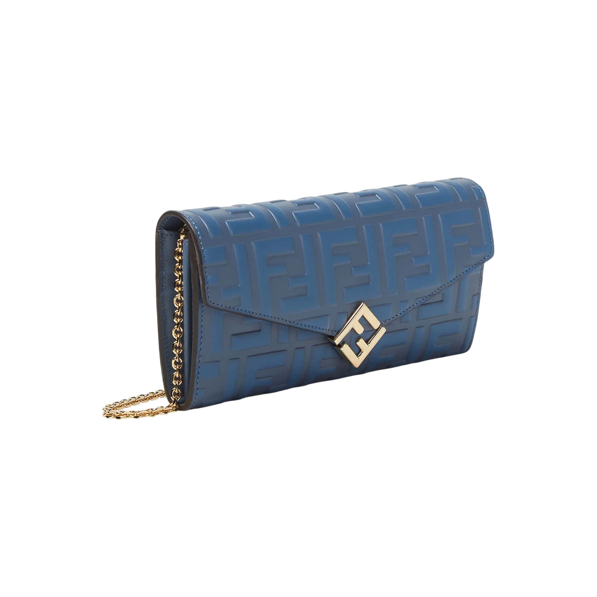 Fendi FF Diamonds Continental With Chain
