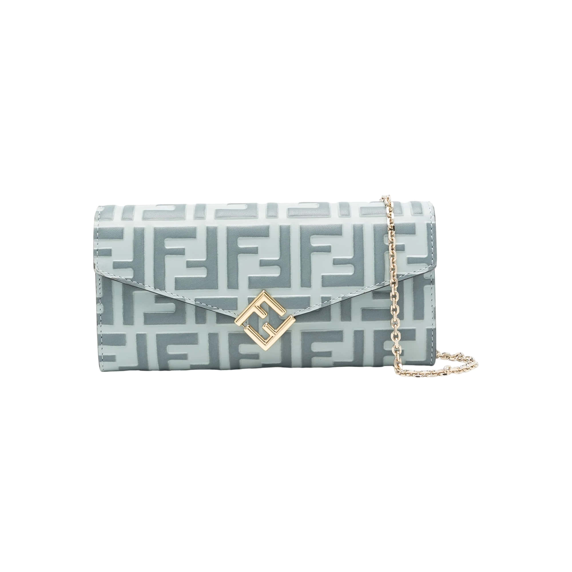 Fendi FF Diamonds Continental With Chain