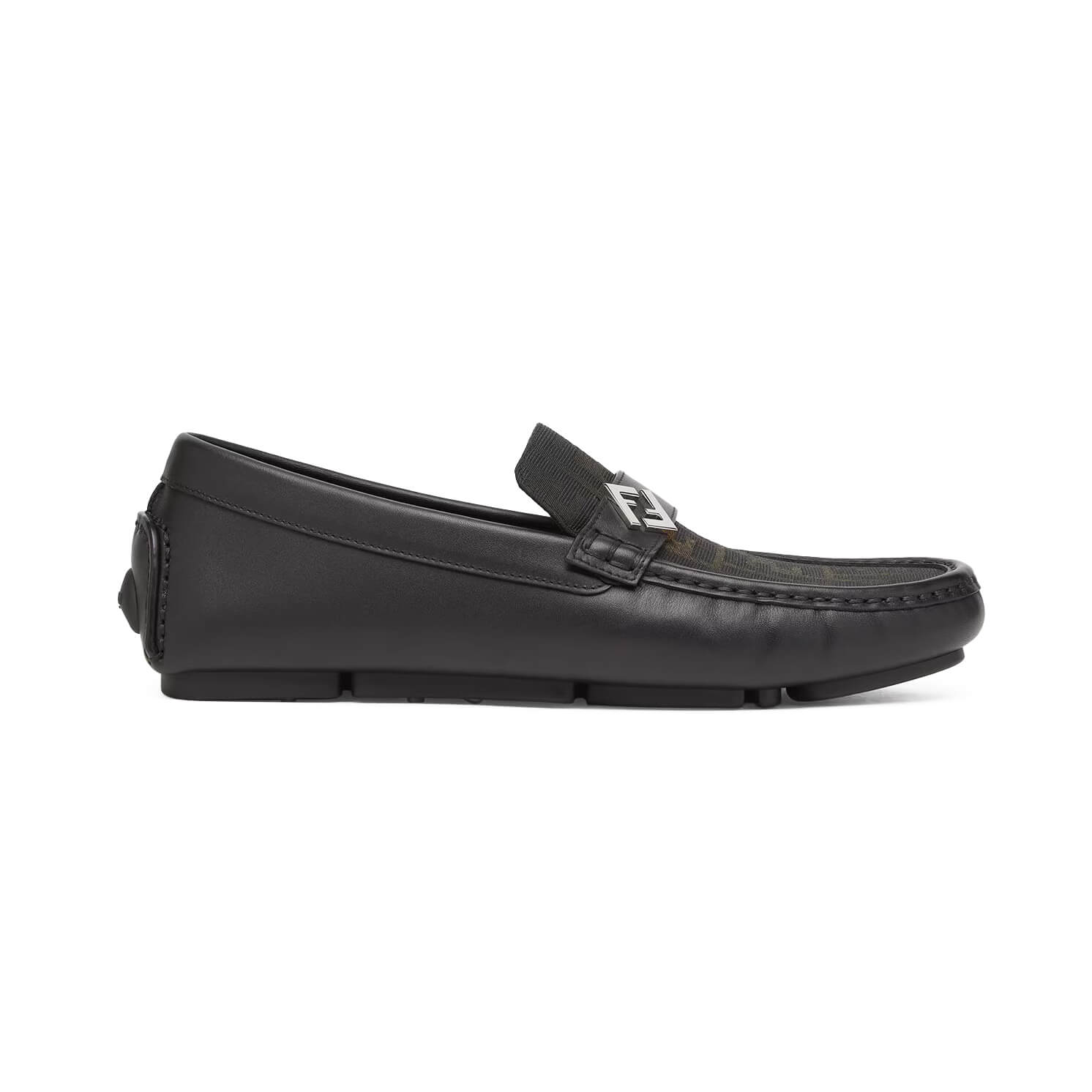 Fendi FF Metal Driving Loafers