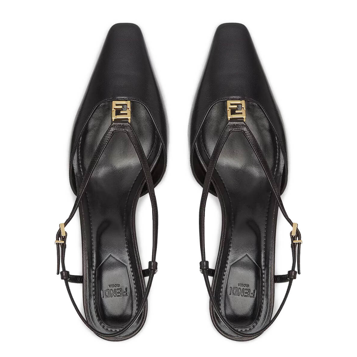 Fendi FFold Slingback Pump