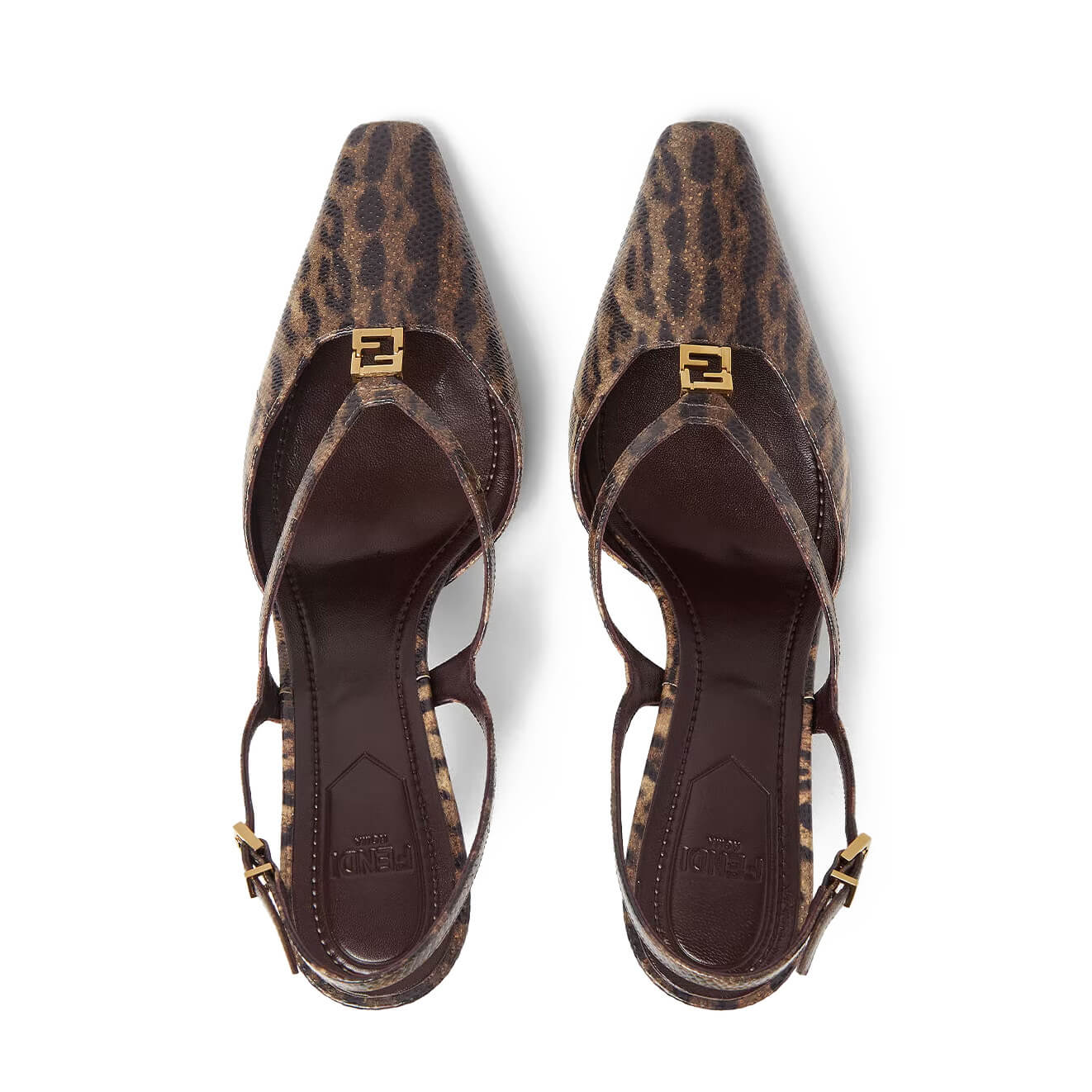 Fendi FFold Slingback Pump