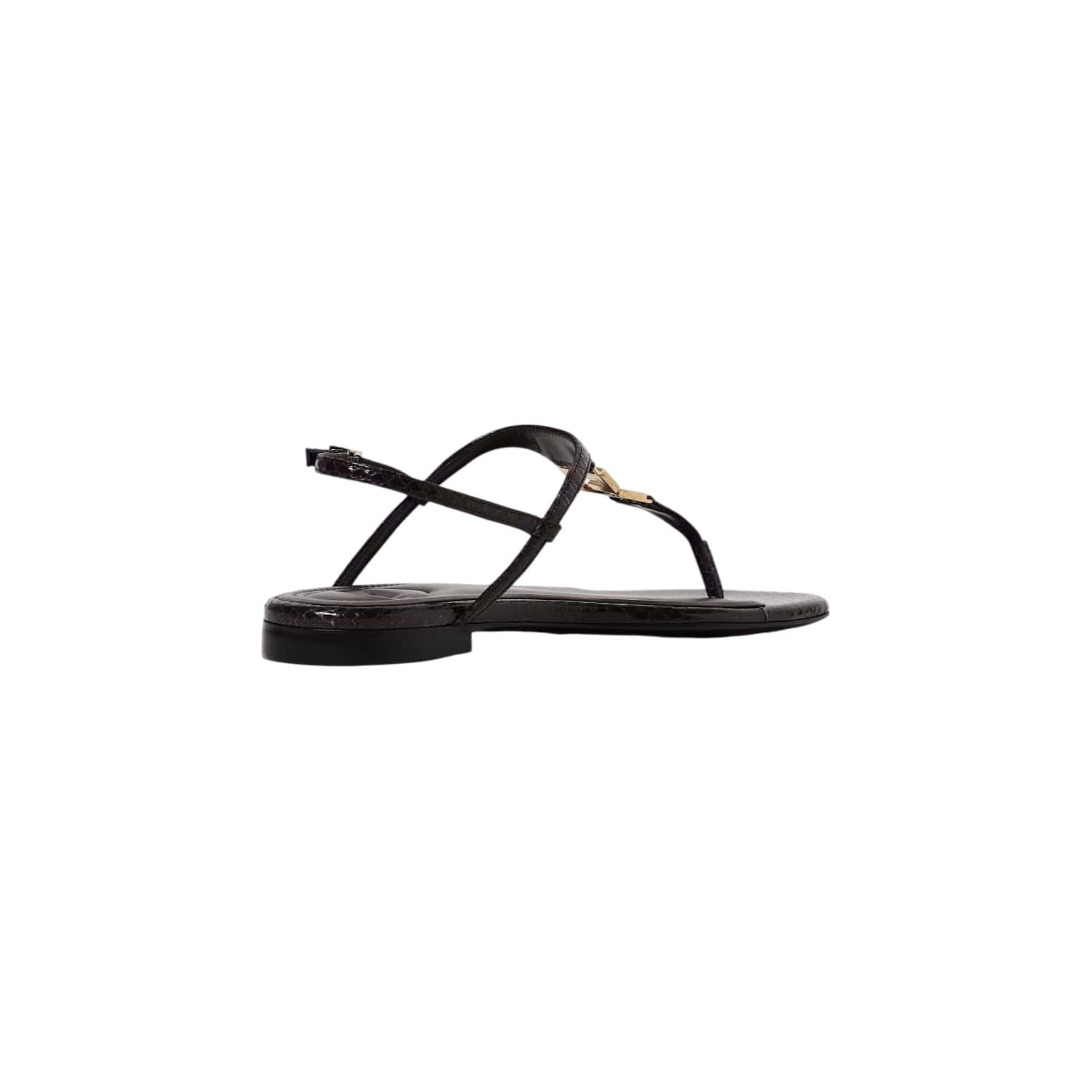 Fendi FFold Leather Sandals