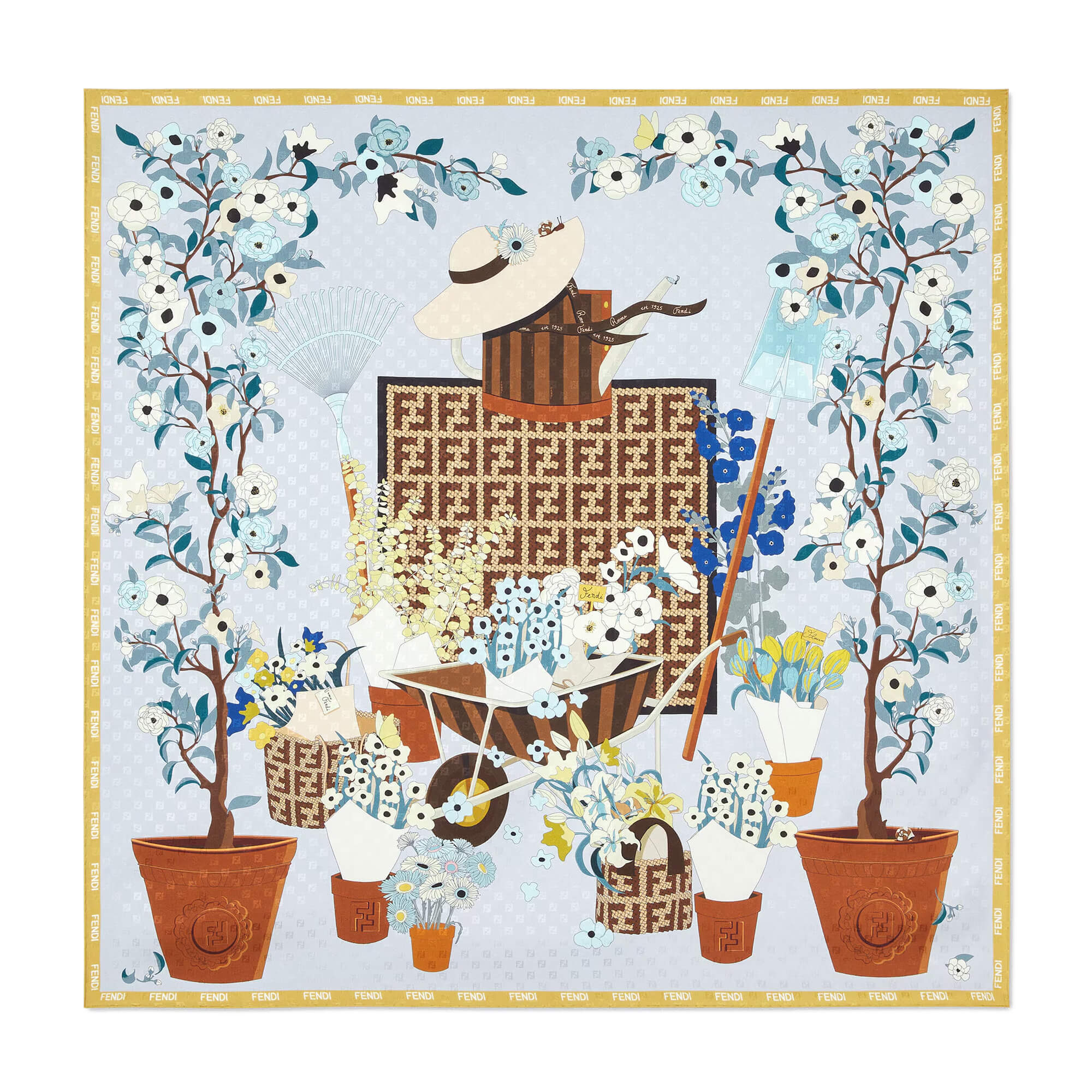 Fendi Gardening Foulard