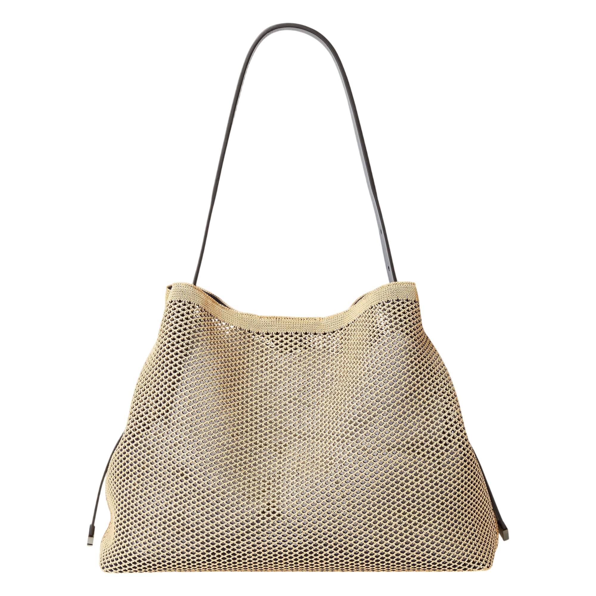 Fendi Hobo Soft Large Woven Raffia Bag