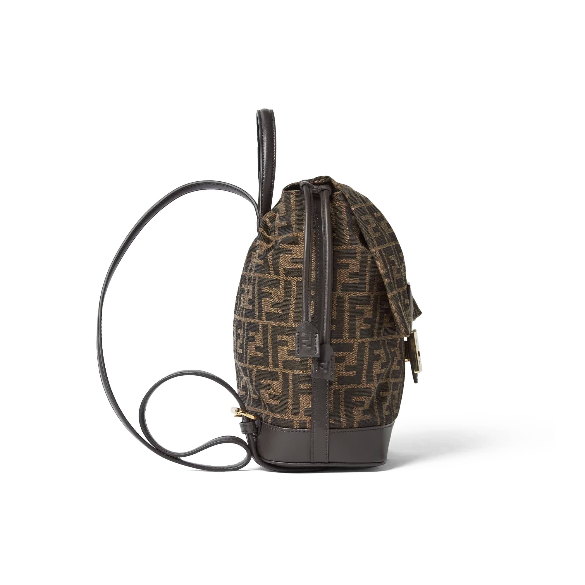 Fendi Jacquard Fabric Backpack