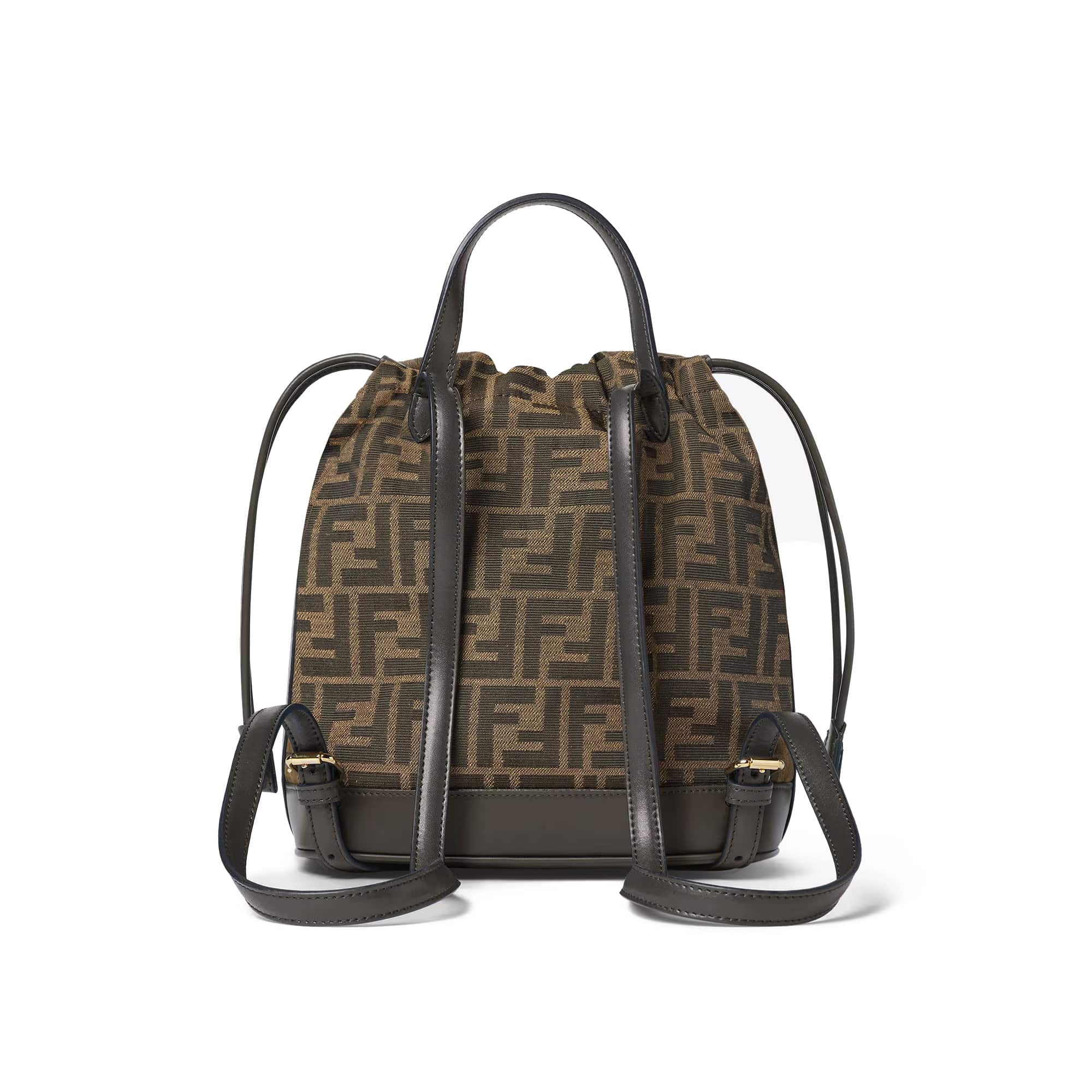 Fendi Jacquard Fabric Backpack